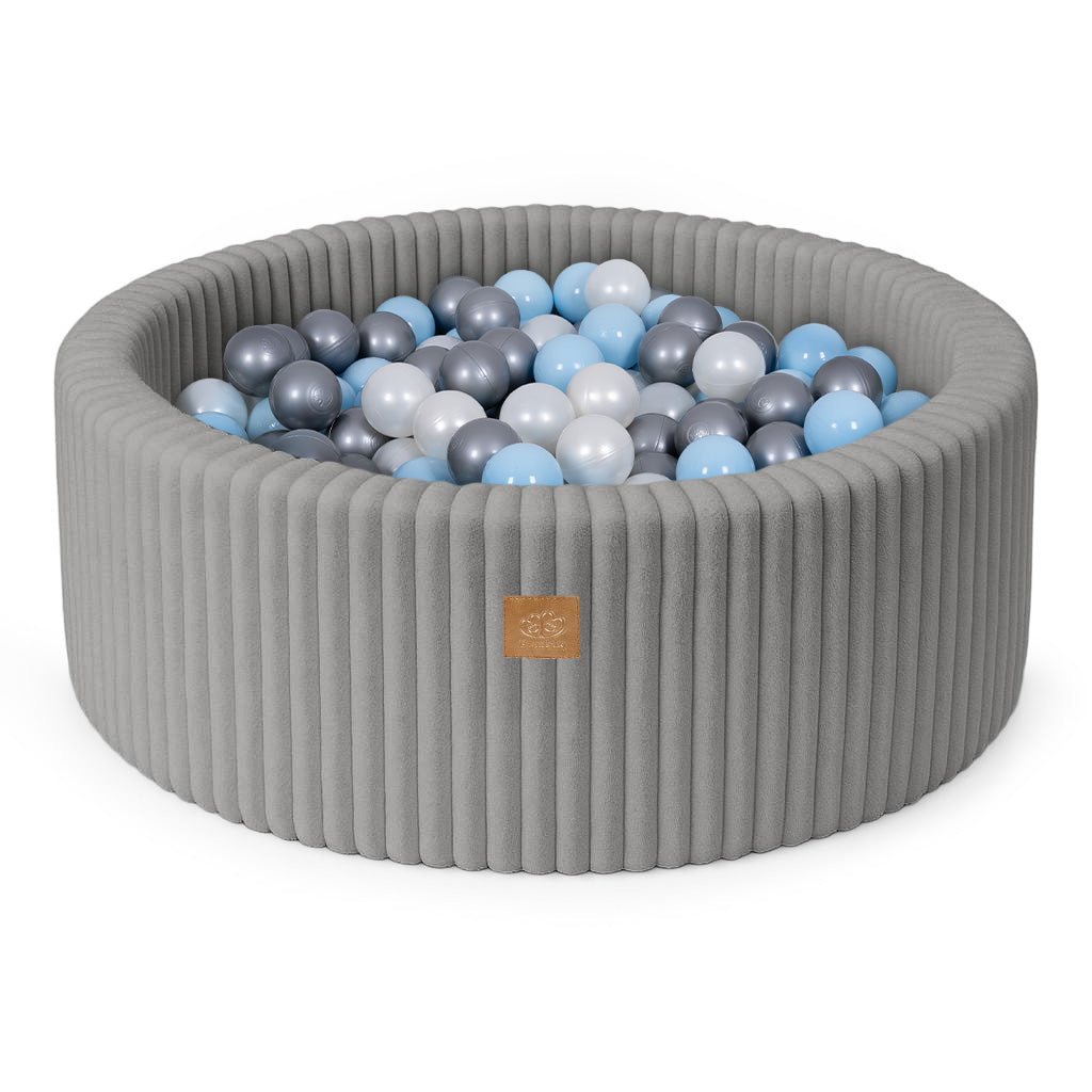 MeowBaby Ball Pit for Kids – Ball to Choose | Moon Dust Grey | Churros