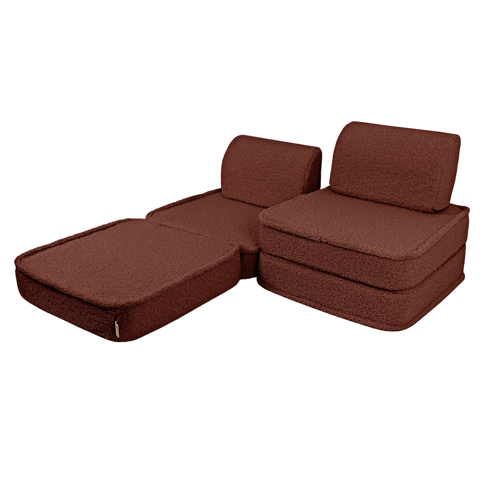 Bearly Sofa Basic – Modular Kids Play Sofa Bed | 4 Pieces