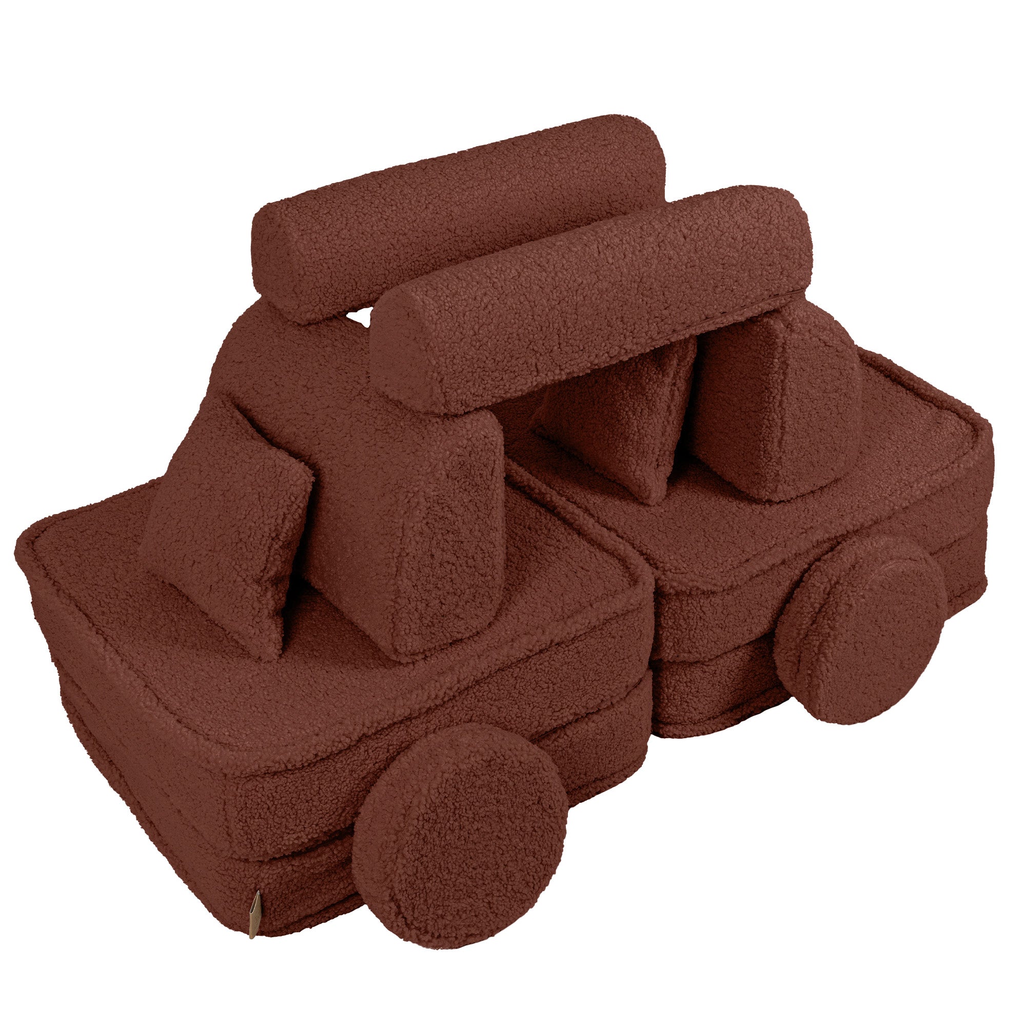 MeowBaby Bearly Play Sofa Plus – Kids Modular Play Couch | 12 Pieces