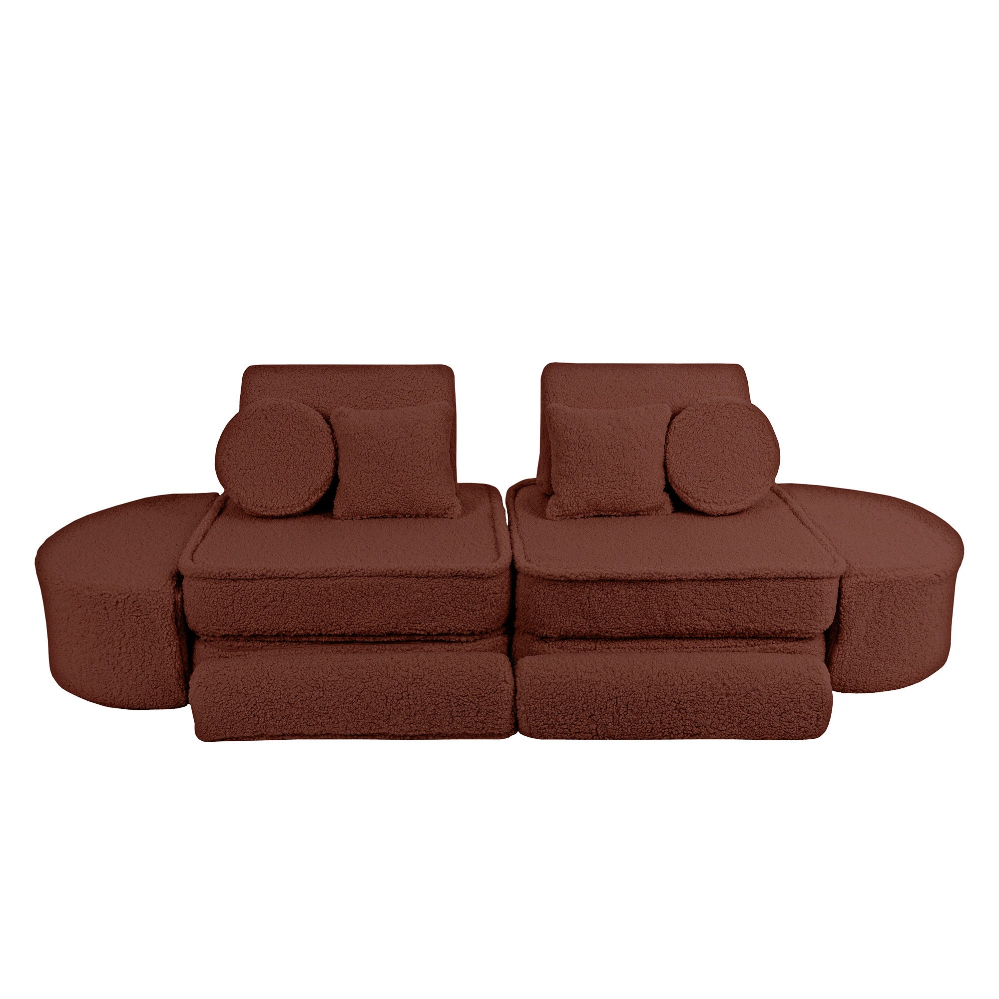 MeowBaby Bearly Play Sofa Max – Modular Kids Play Couch | 14 Pieces
