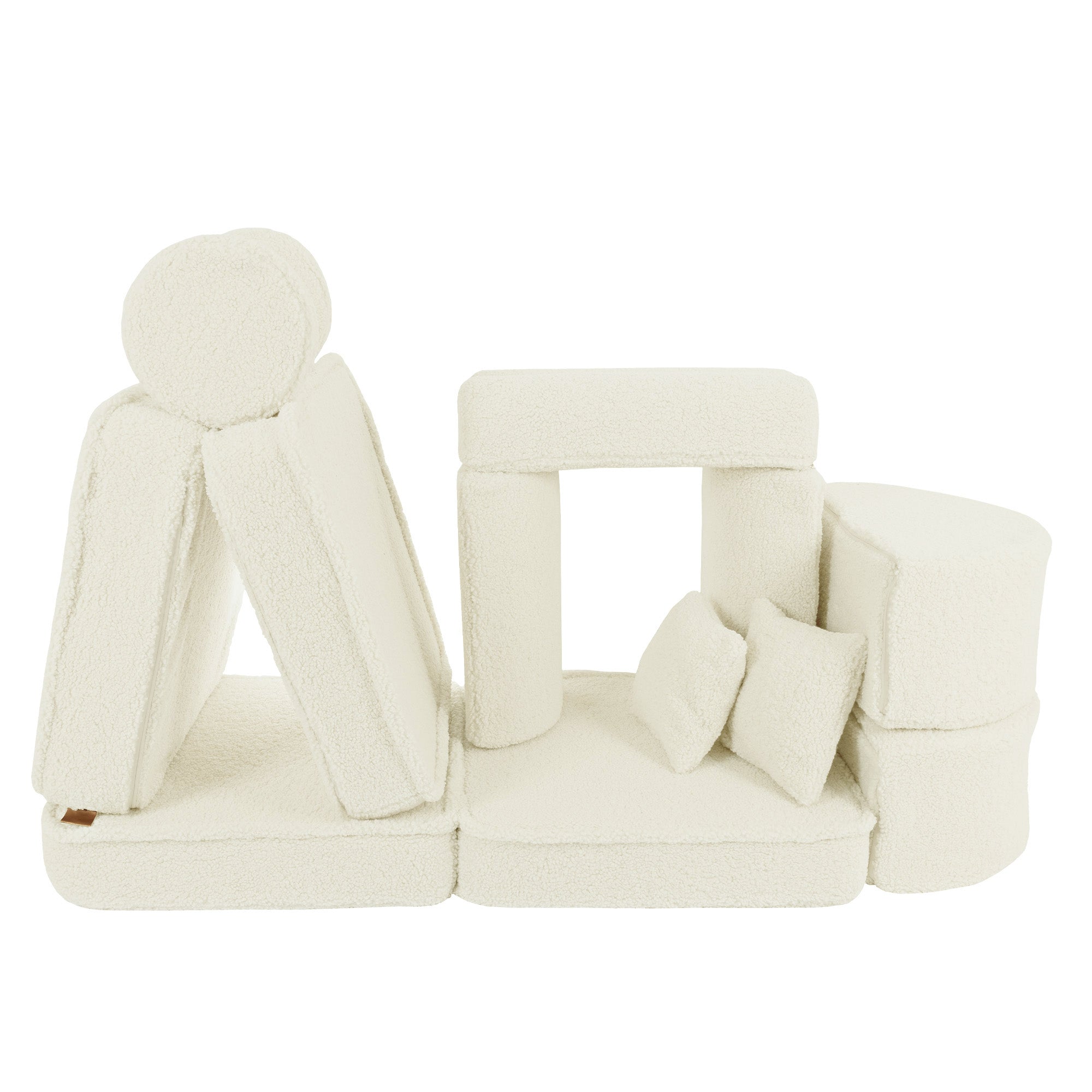 Meowbaby Bearly Cream Kids Play Sofa - Modular Play Couch