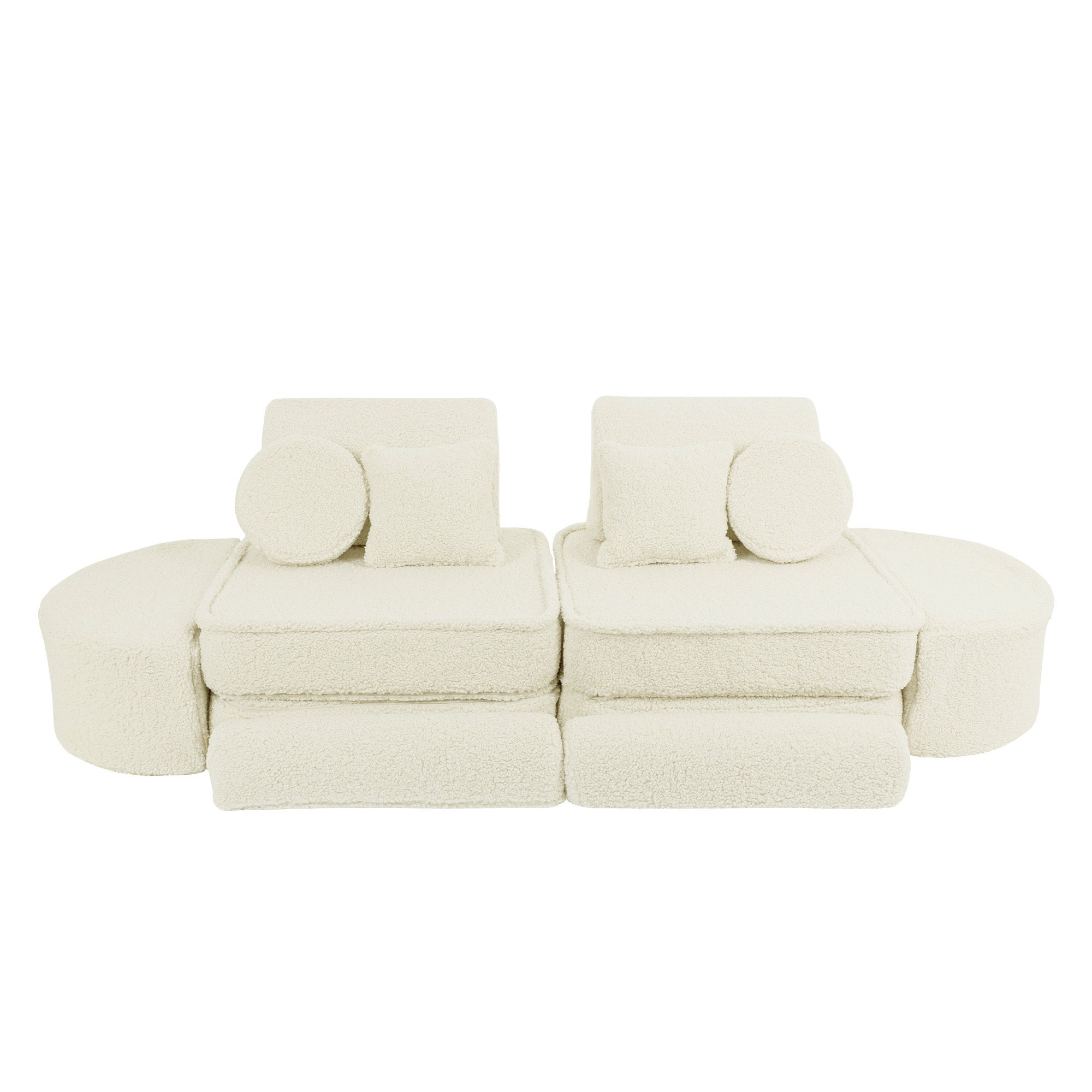 MeowBaby Bearly Play Sofa Max – Modular Kids Play Couch | 14 Pieces