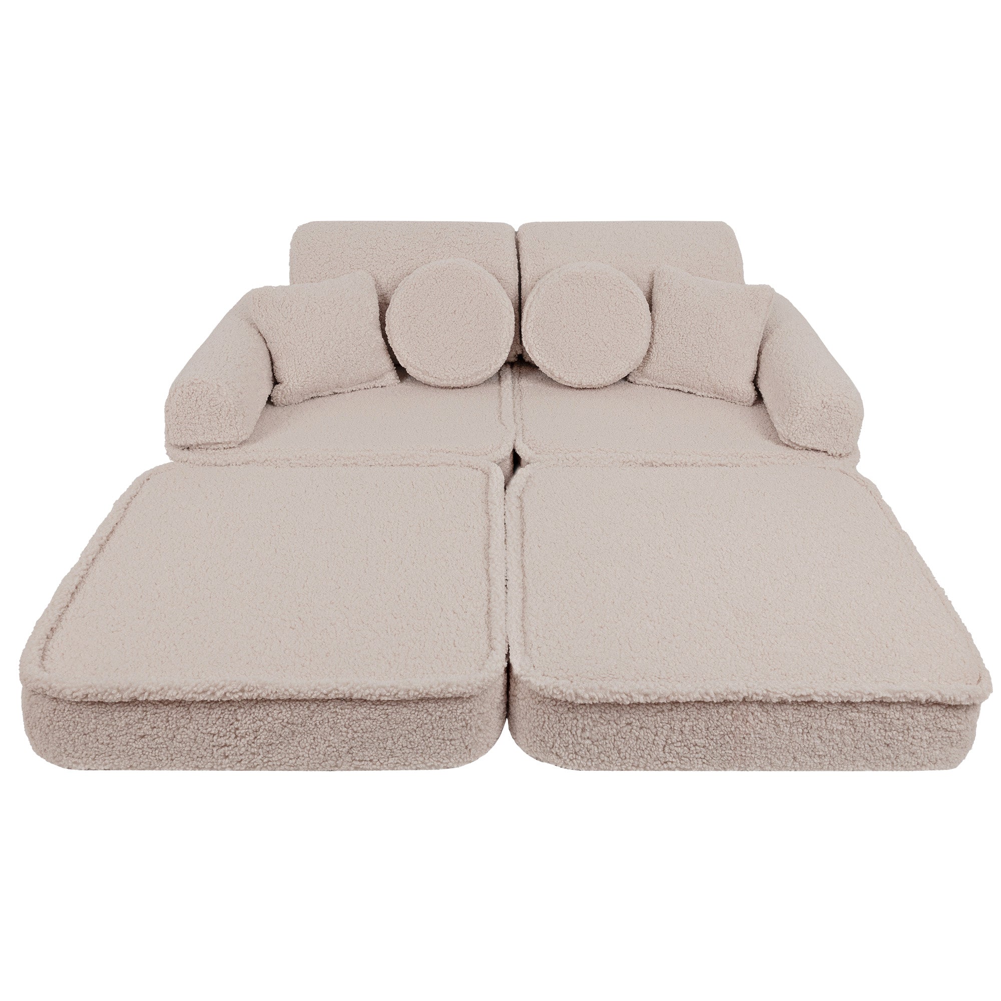 MeowBaby Bearly Play Sofa Plus – Kids Modular Play Couch | 12 Pieces