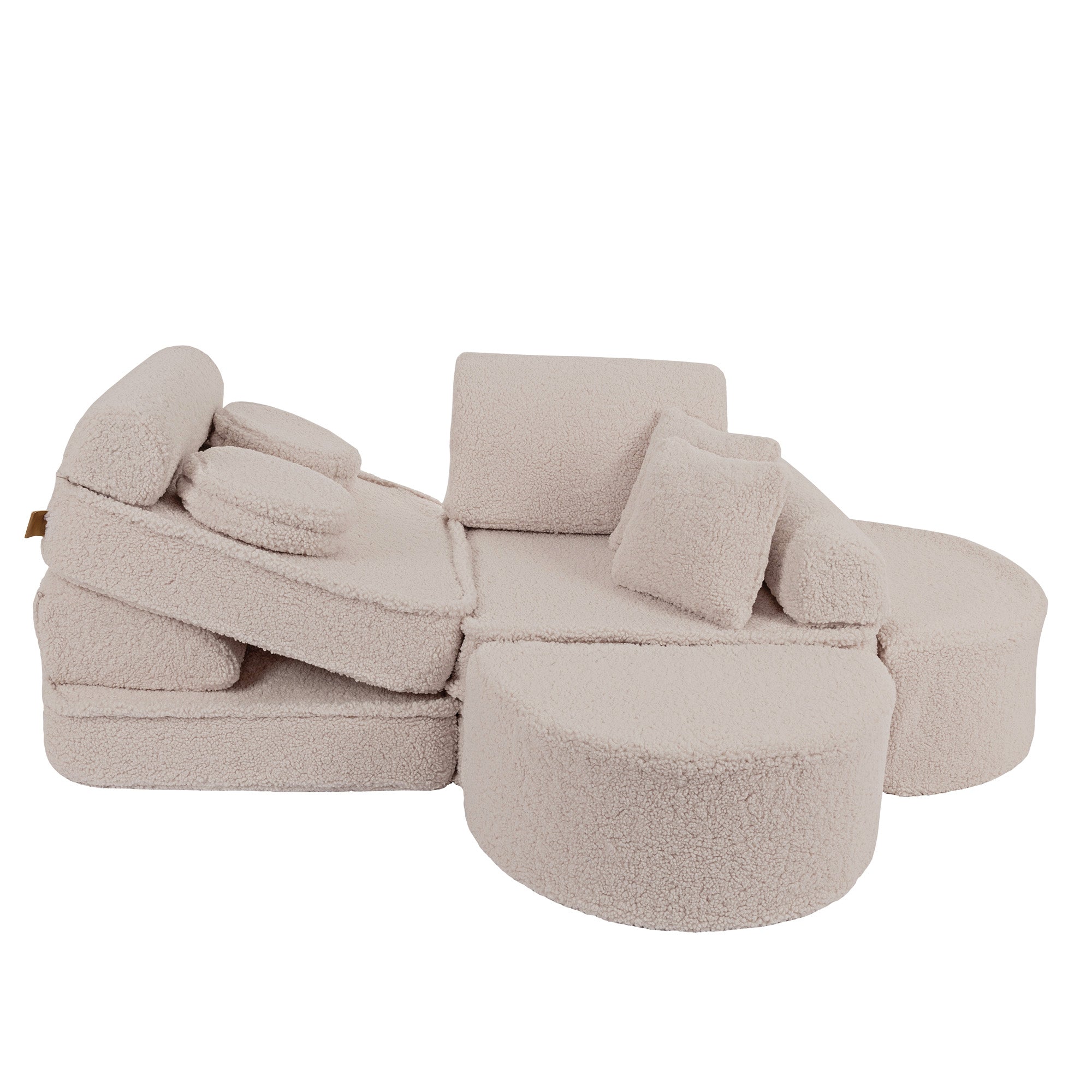 MeowBaby Bearly Play Sofa Max – Modular Kids Play Couch | 14 Pieces