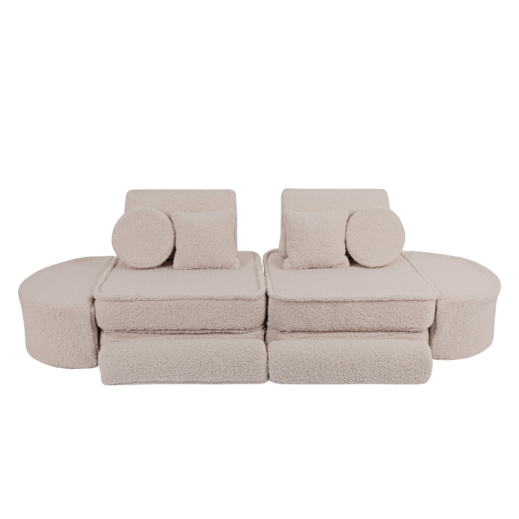 MeowBaby Bearly Play Sofa Max – Modular Kids Play Couch | 14 Pieces