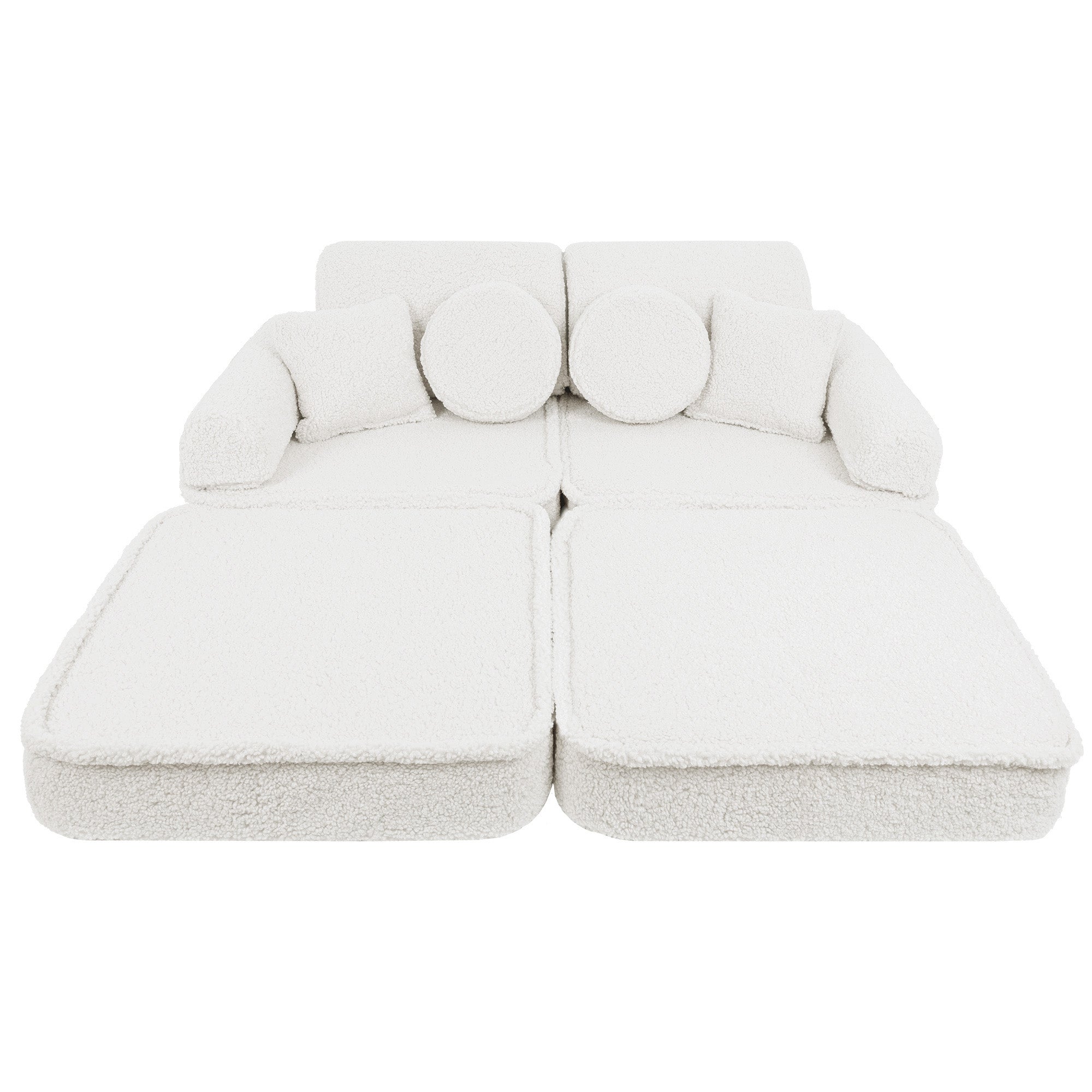 MeowBaby Bearly Play Sofa Plus – Kids Modular Play Couch | 12 Pieces