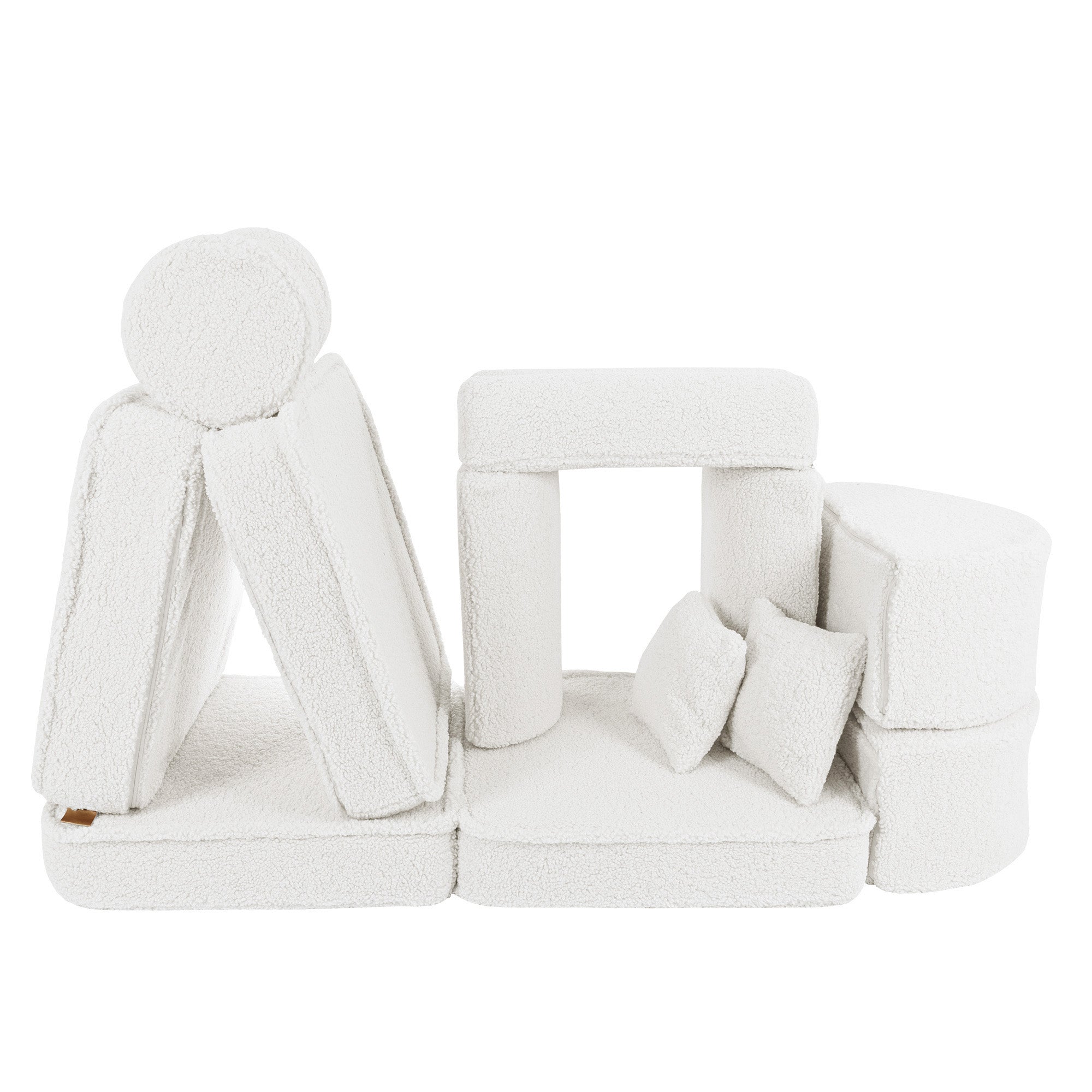 Meowbaby Bearly White Kids Play Sofa - Modular Play Couch