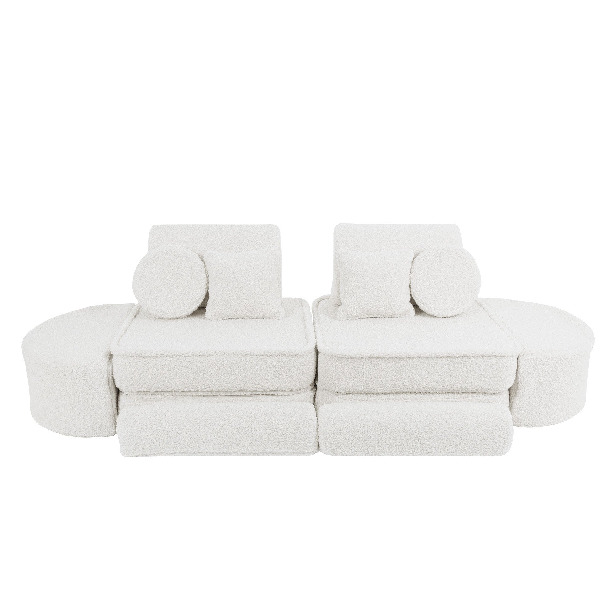 MeowBaby Bearly Play Sofa Max – Modular Kids Play Couch | 14 Pieces