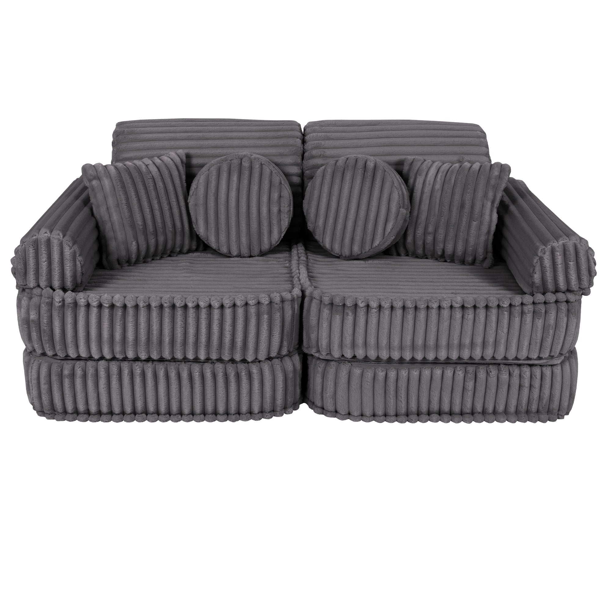 Meowbaby Churros Pocket Sofa Plus Jurassic Grey