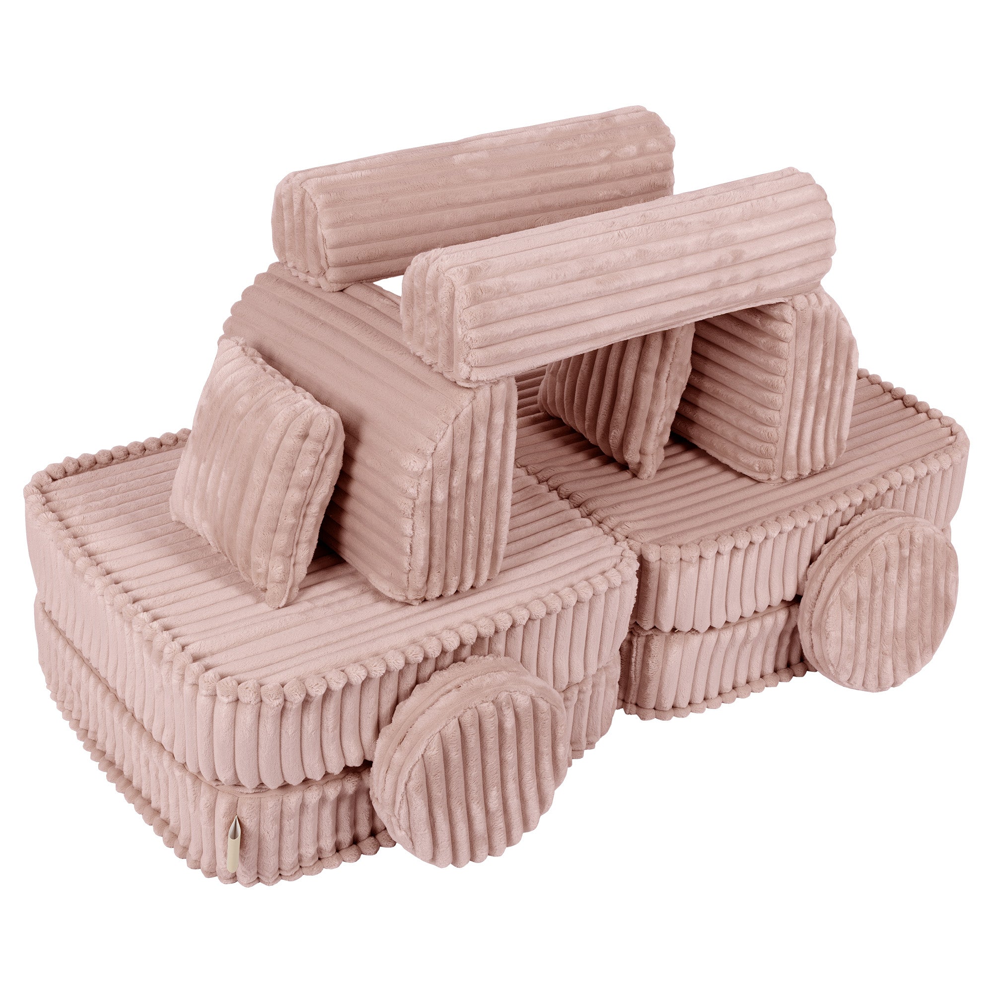 Meowbaby Churros Pocket Sofa Plus Ruby Chocolate Pink