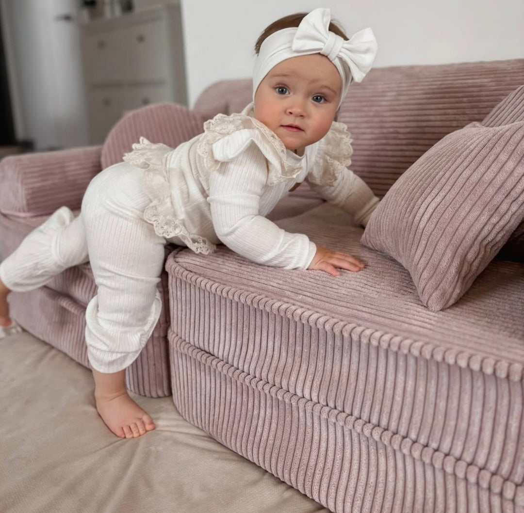 MeowBaby Kids Play Sofa Plus | Modular Kids Play Couch | 12 Pieces