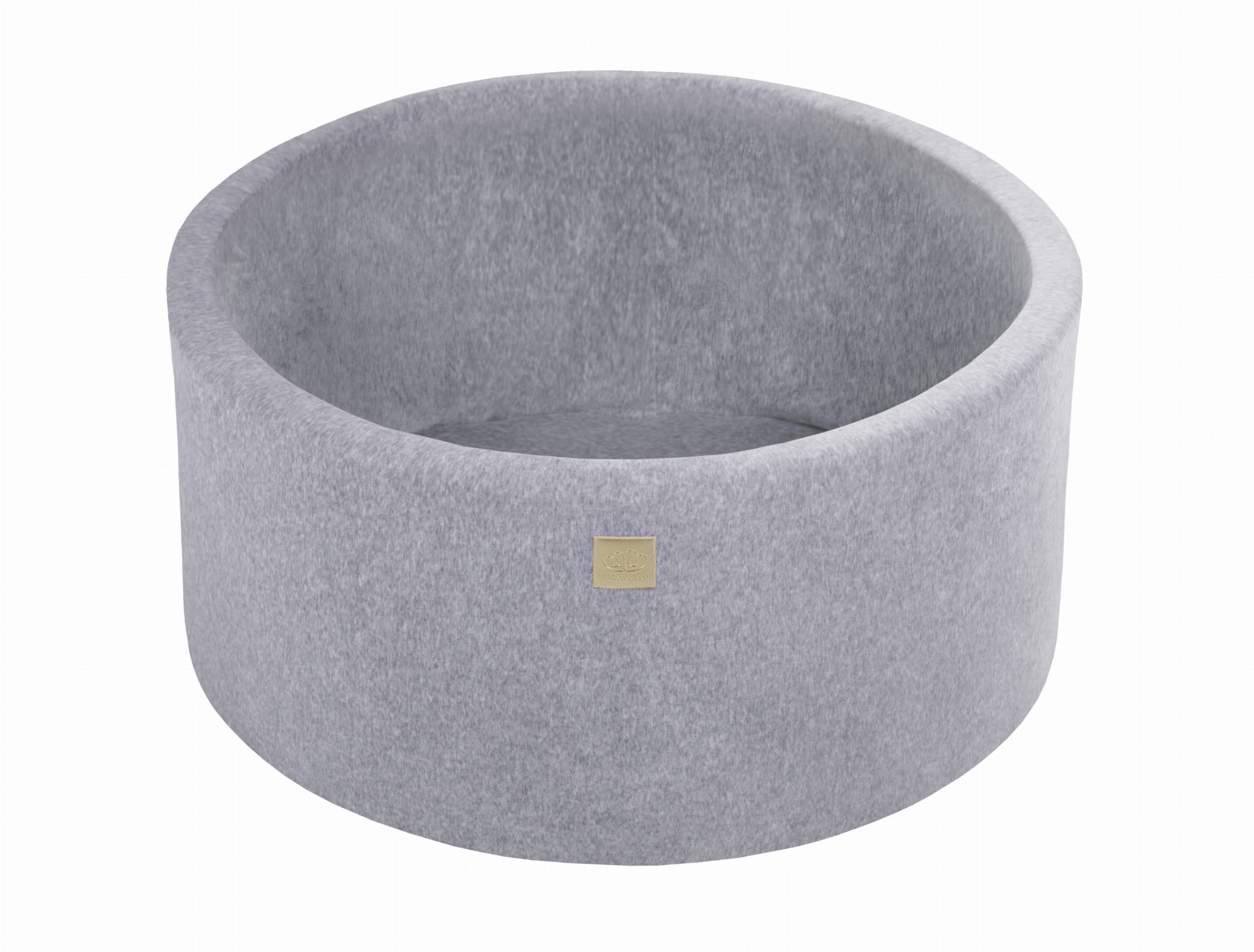 MeowBaby Velvet Foam Baby Ball Pit Light Grey | Ball Pit Balls to Choose