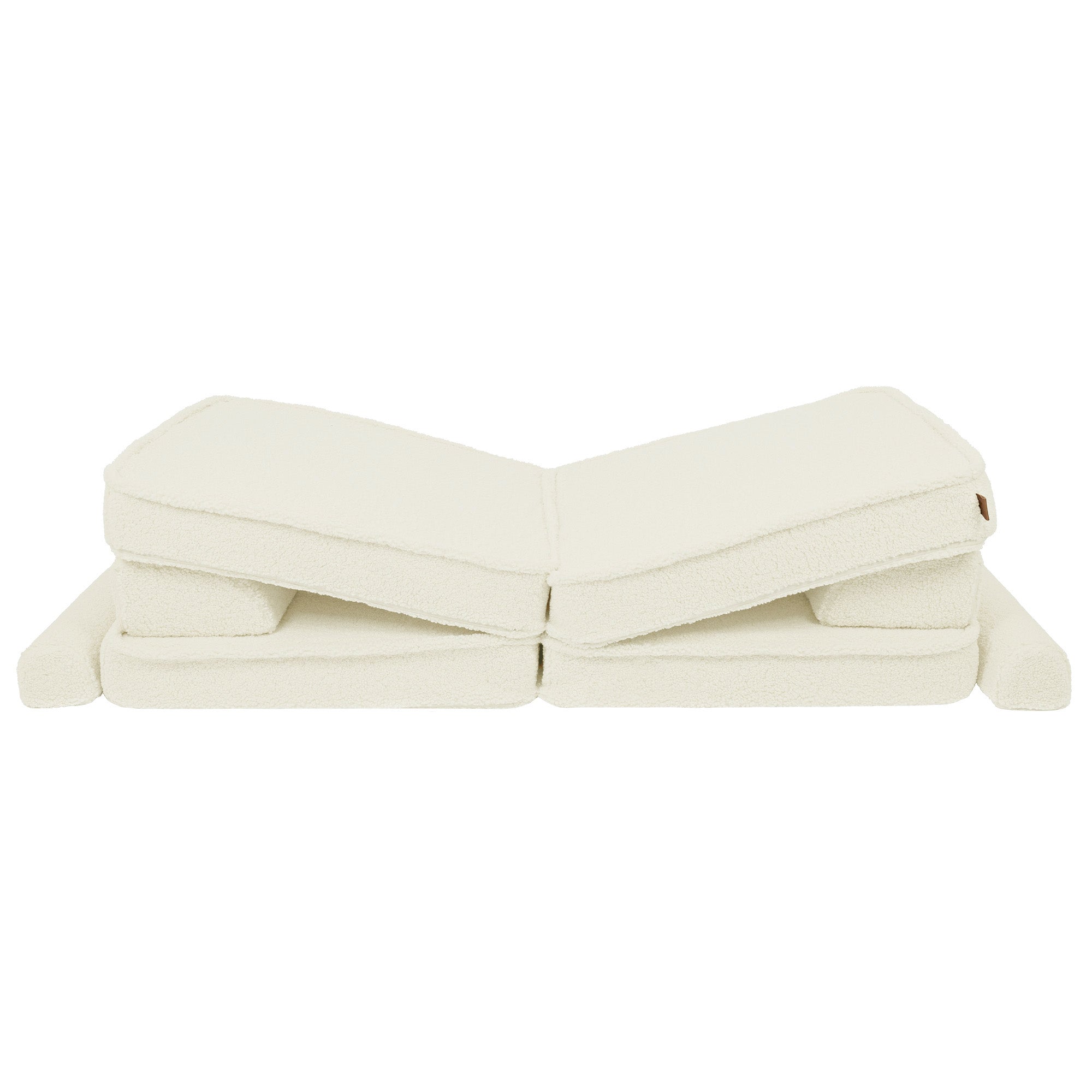 MeowBaby Bearly Kids Play Sofa Cream
