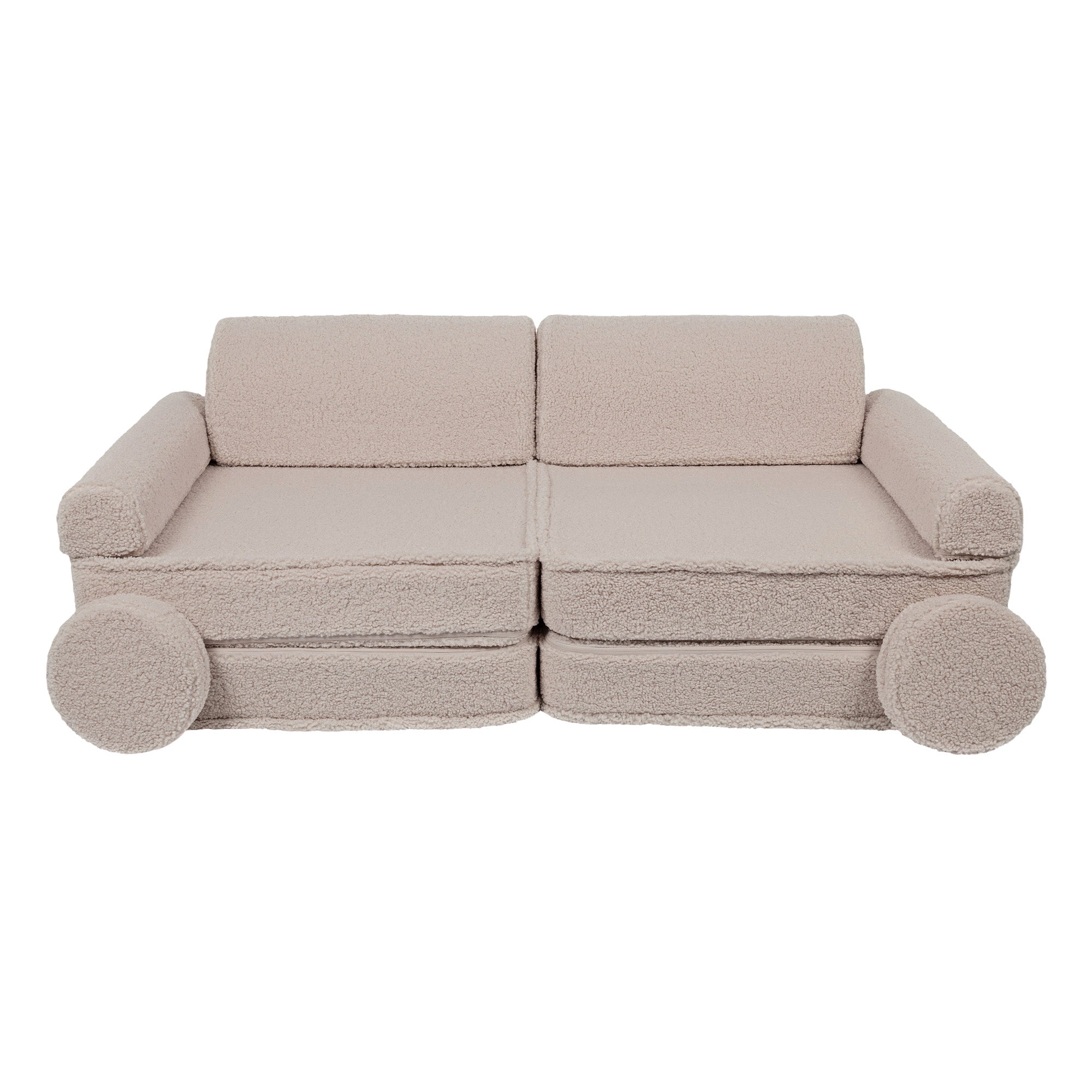 MeowBaby Bearly Kids Play Sofa Grey