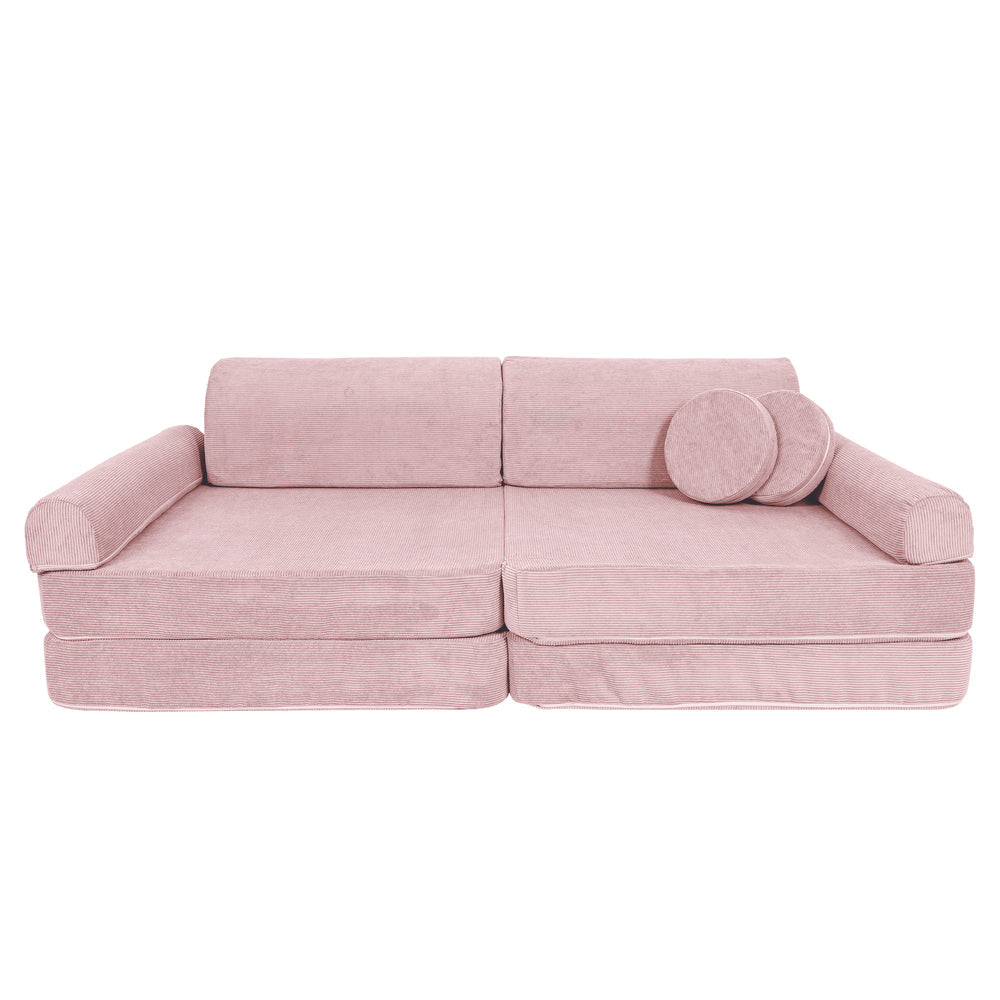 MeowBaby Slimcord Kids Play Sofa - Modular Play Couch | 10 Pieces