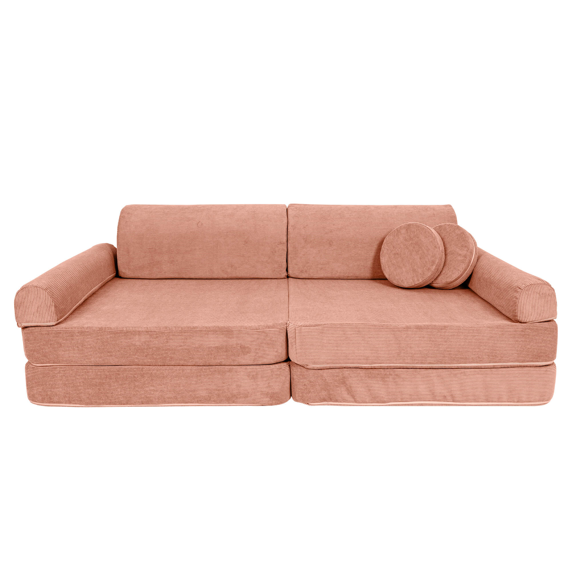 MeowBaby Slimcord Kids Play Sofa - Modular Play Couch | 10 Pieces