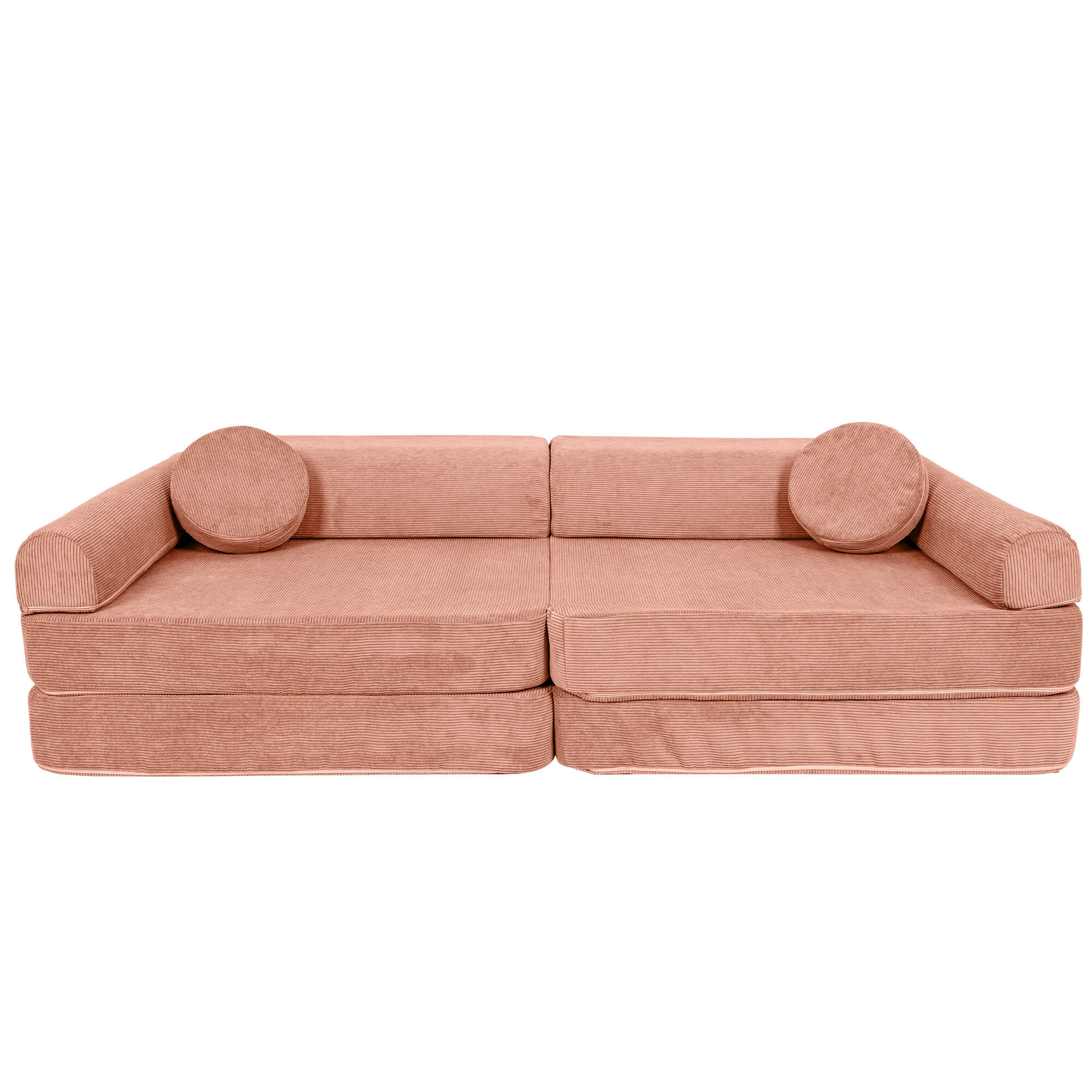 MeowBaby Slimcord Kids Play Sofa - Modular Play Couch | 10 Pieces