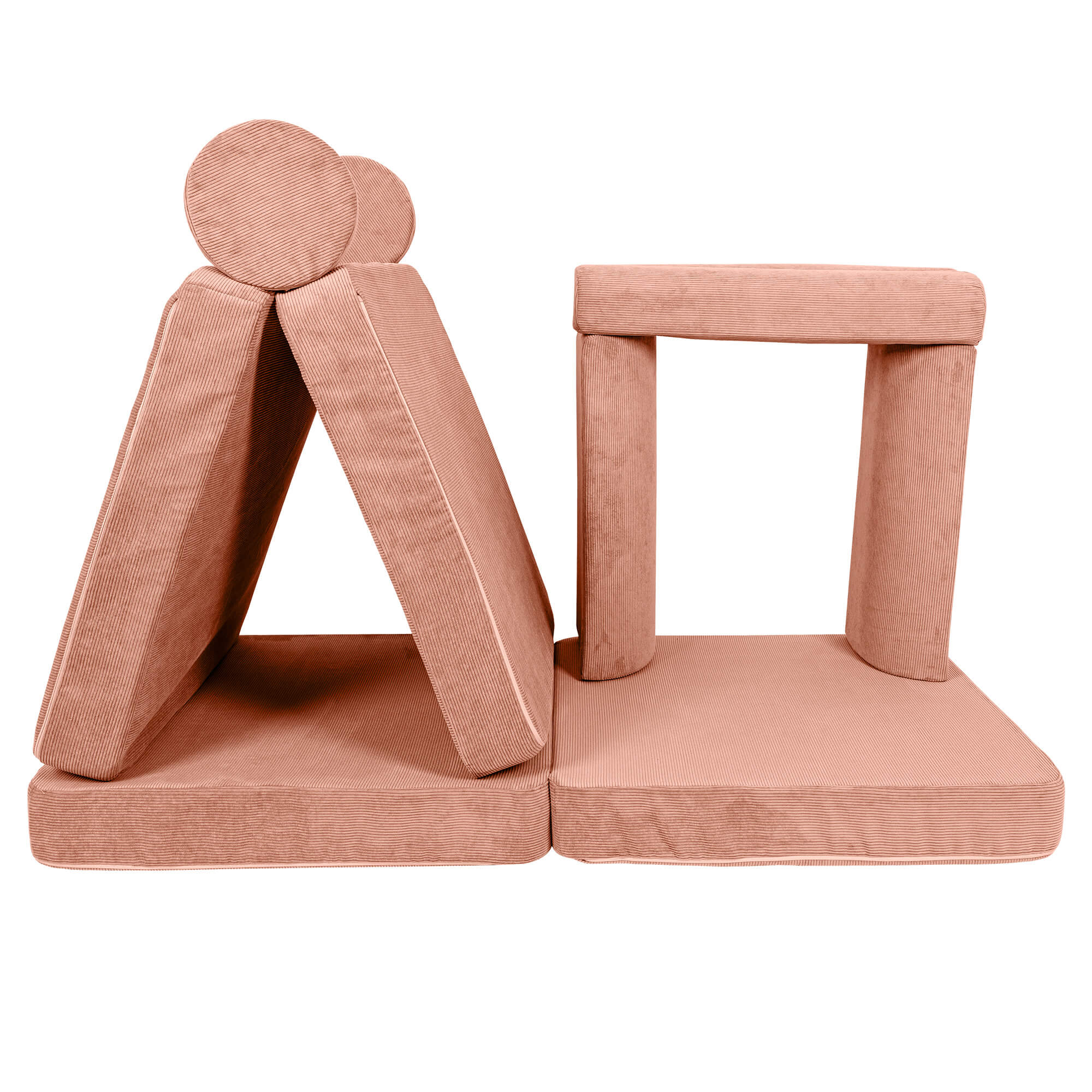 MeowBaby Slimcord Kids Play Sofa - Modular Play Couch Brick