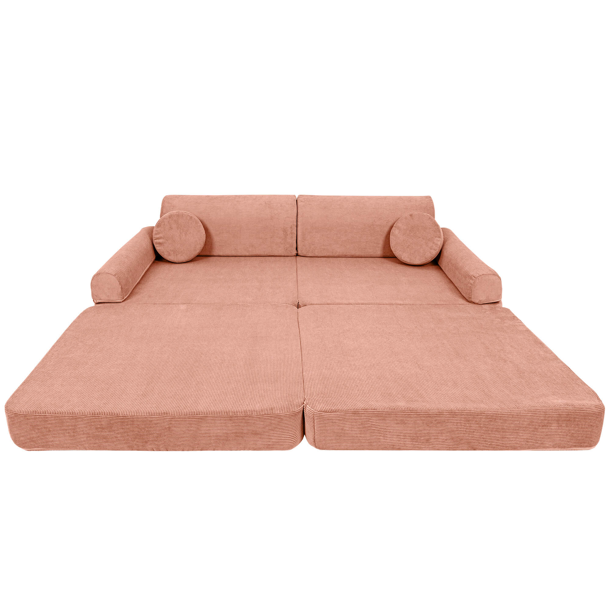 MeowBaby Slimcord Kids Play Sofa - Modular Play Couch | 10 Pieces