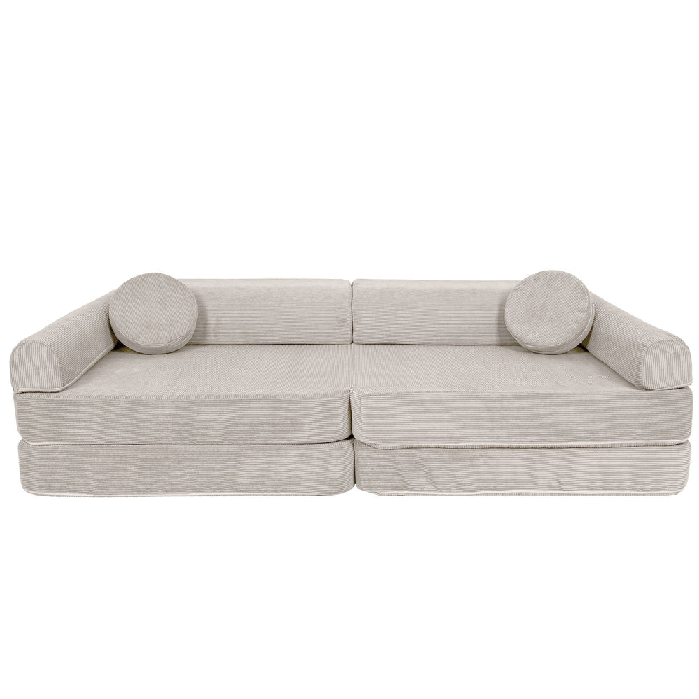 MeowBaby Slimcord Kids Play Sofa - Modular Play Couch | 10 Pieces