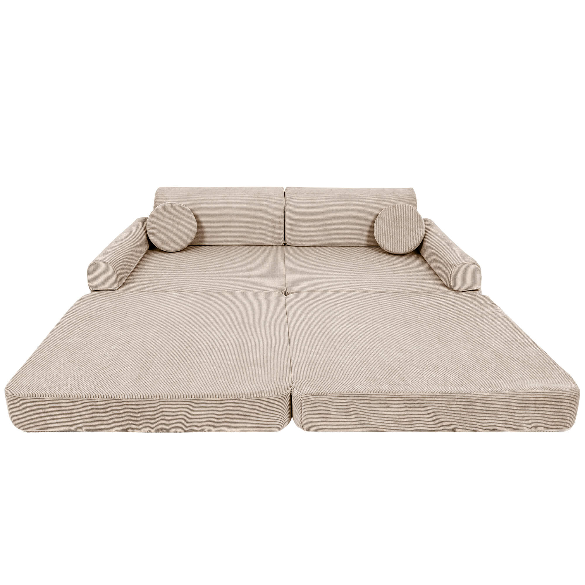 MeowBaby Slimcord Kids Play Sofa - Modular Play Couch | 10 Pieces