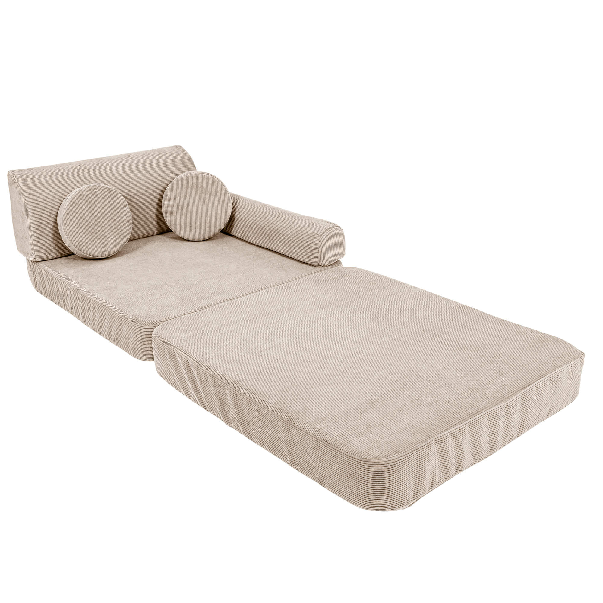 MeowBaby Slimcord Kids Play Sofa - Modular Play Couch | 10 Pieces