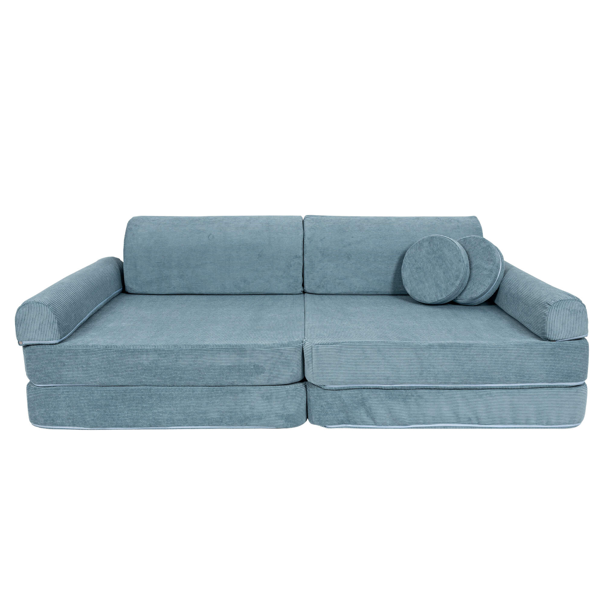 MeowBaby Slimcord Kids Play Sofa - Modular Play Couch | 10 Pieces