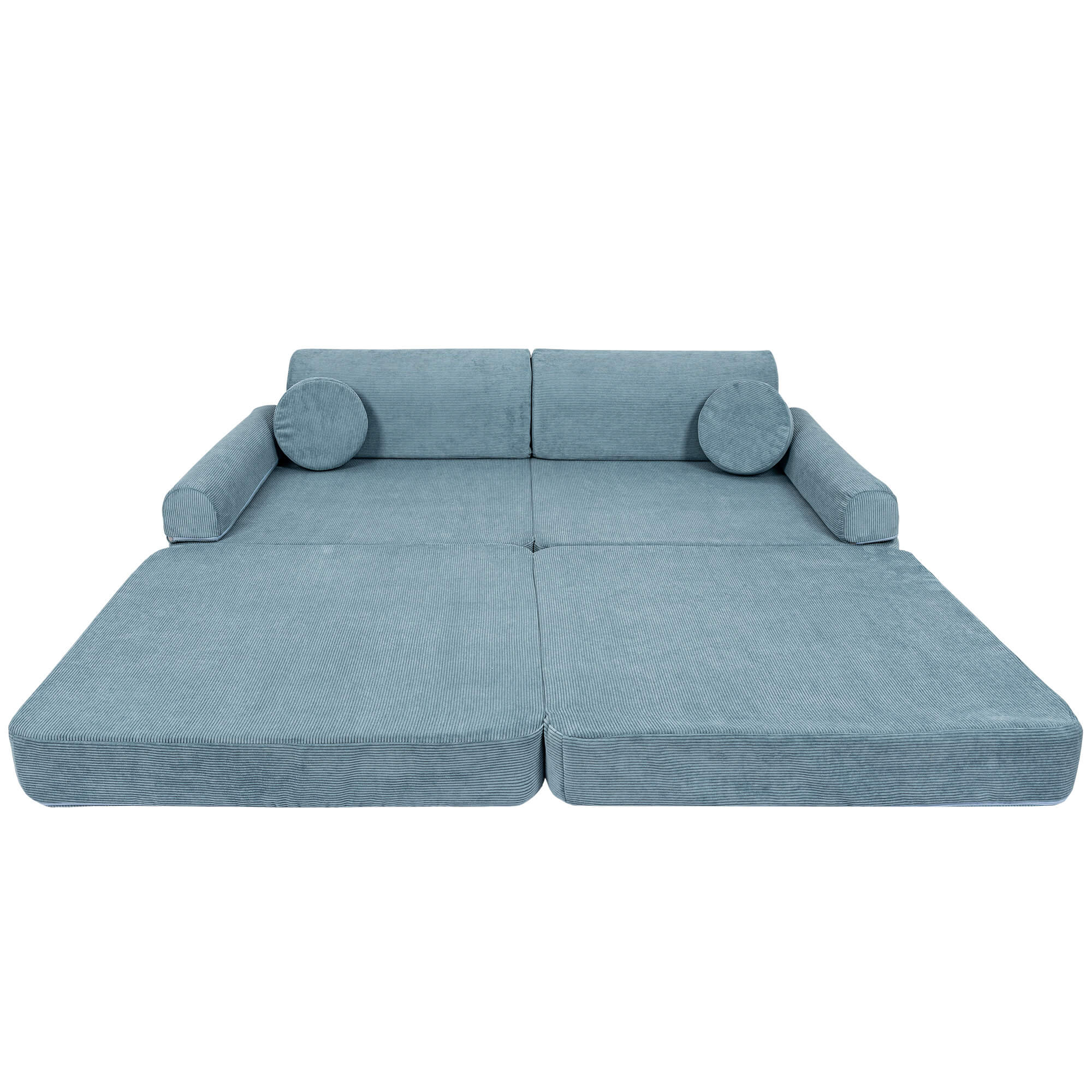 MeowBaby Slimcord Kids Play Sofa - Modular Play Couch | 10 Pieces