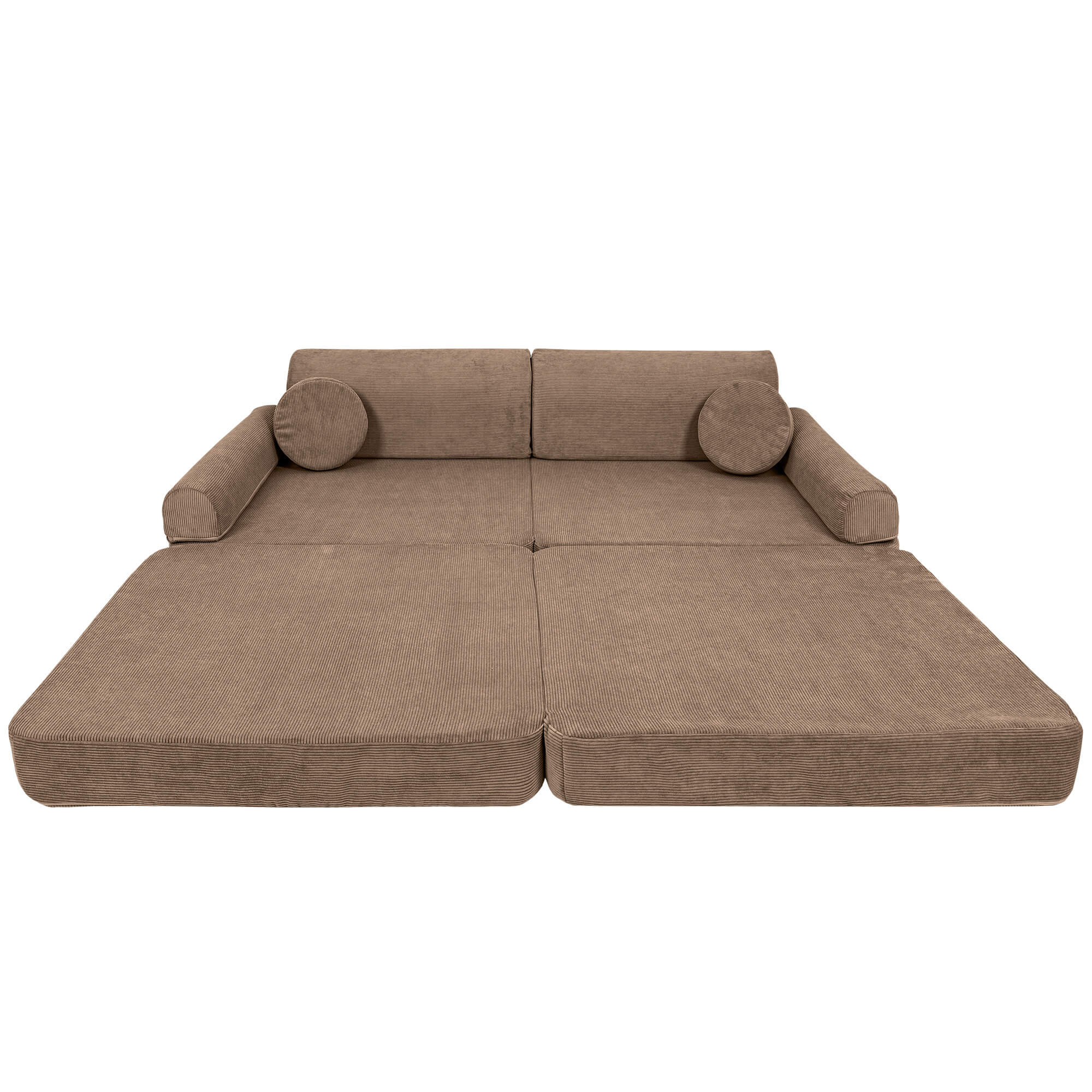 MeowBaby Slimcord Kids Play Sofa - Modular Play Couch | 10 Pieces
