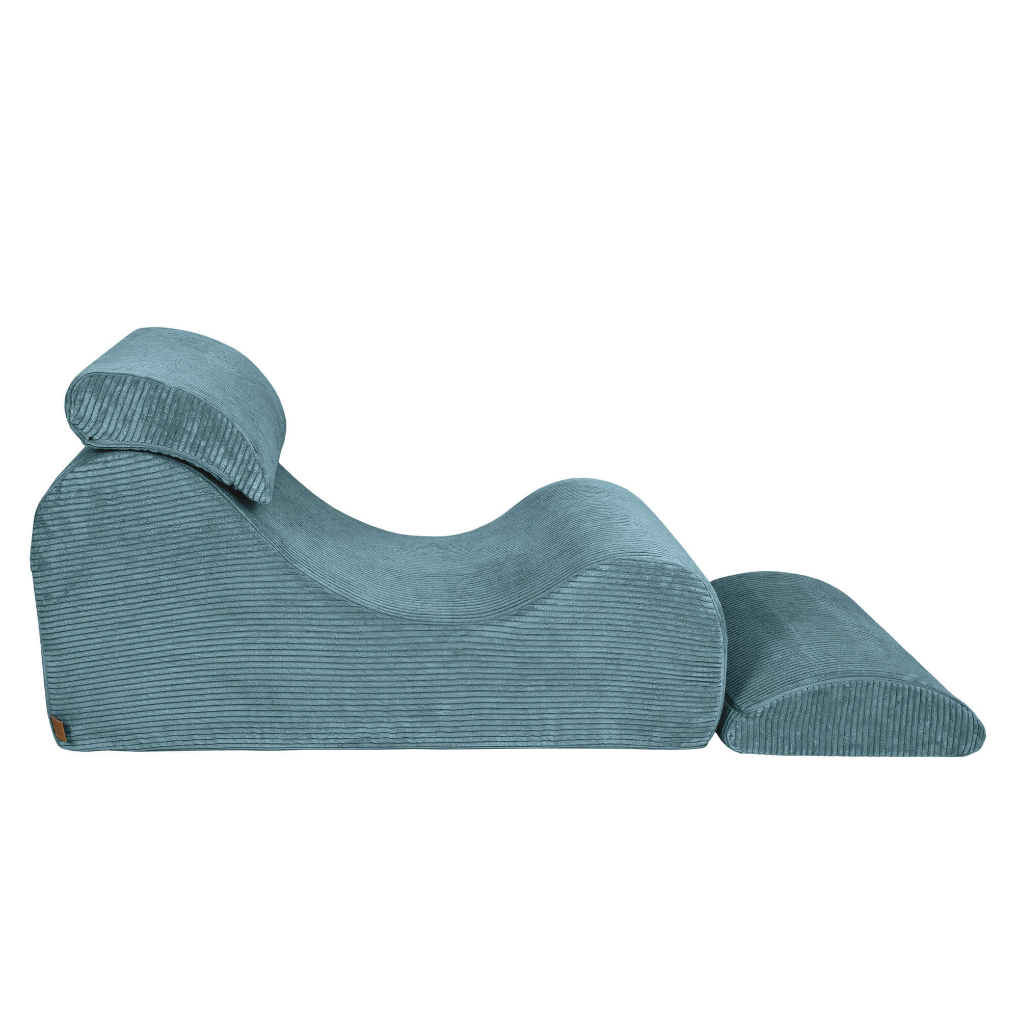 MeowBaby Aesthetic Wave Lounger - Comfy Toddler Foam Filled Chair
