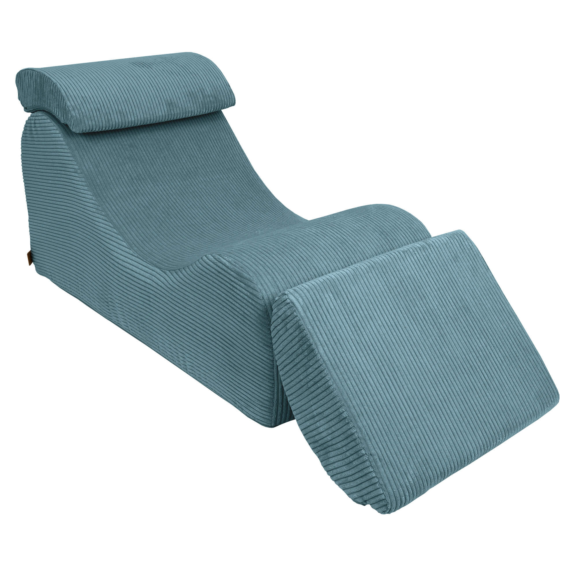 MeowBaby Aesthetic Wave Lounger - Comfy Toddler Foam Filled Chair