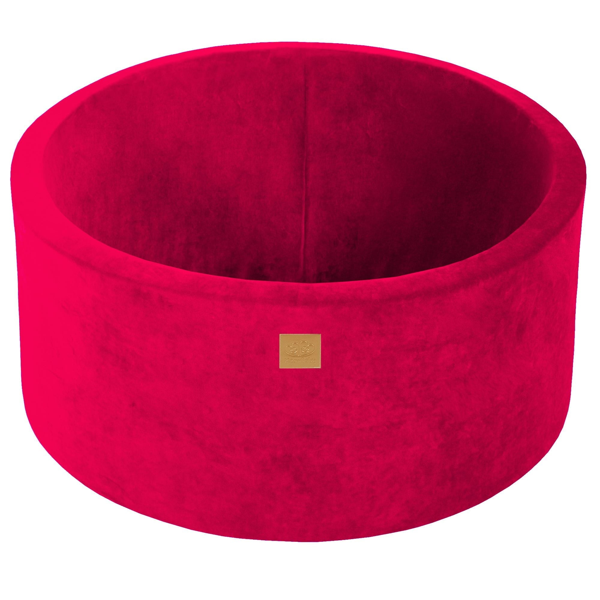 Velvet Foam Baby Ball Pit Magenta | Balls to Choose