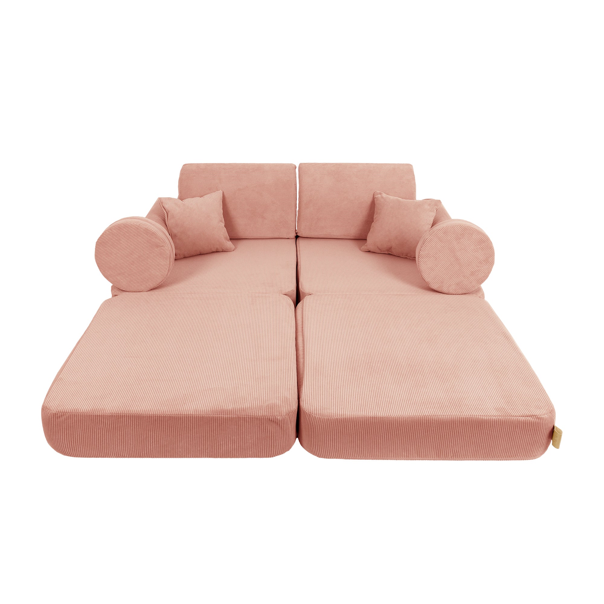MeowBaby Slimcord Kids Play Sofa | Modular Play Sofa Bed | brick play sofa for kids | play couch |
