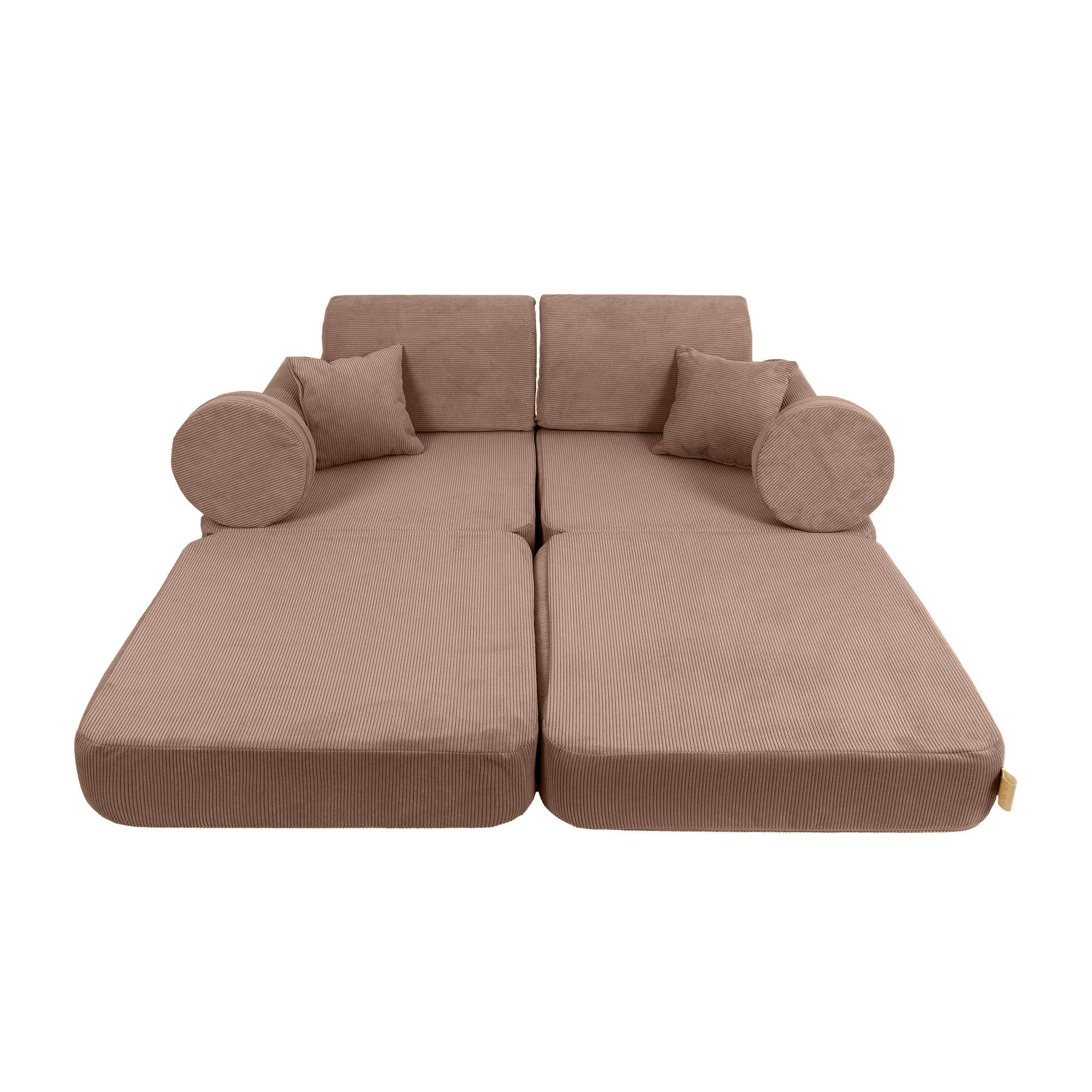 MeowBaby Slimcord Kids Play Sofa Plus | Modular Kids Play Sofa Bed | 12 Pieces