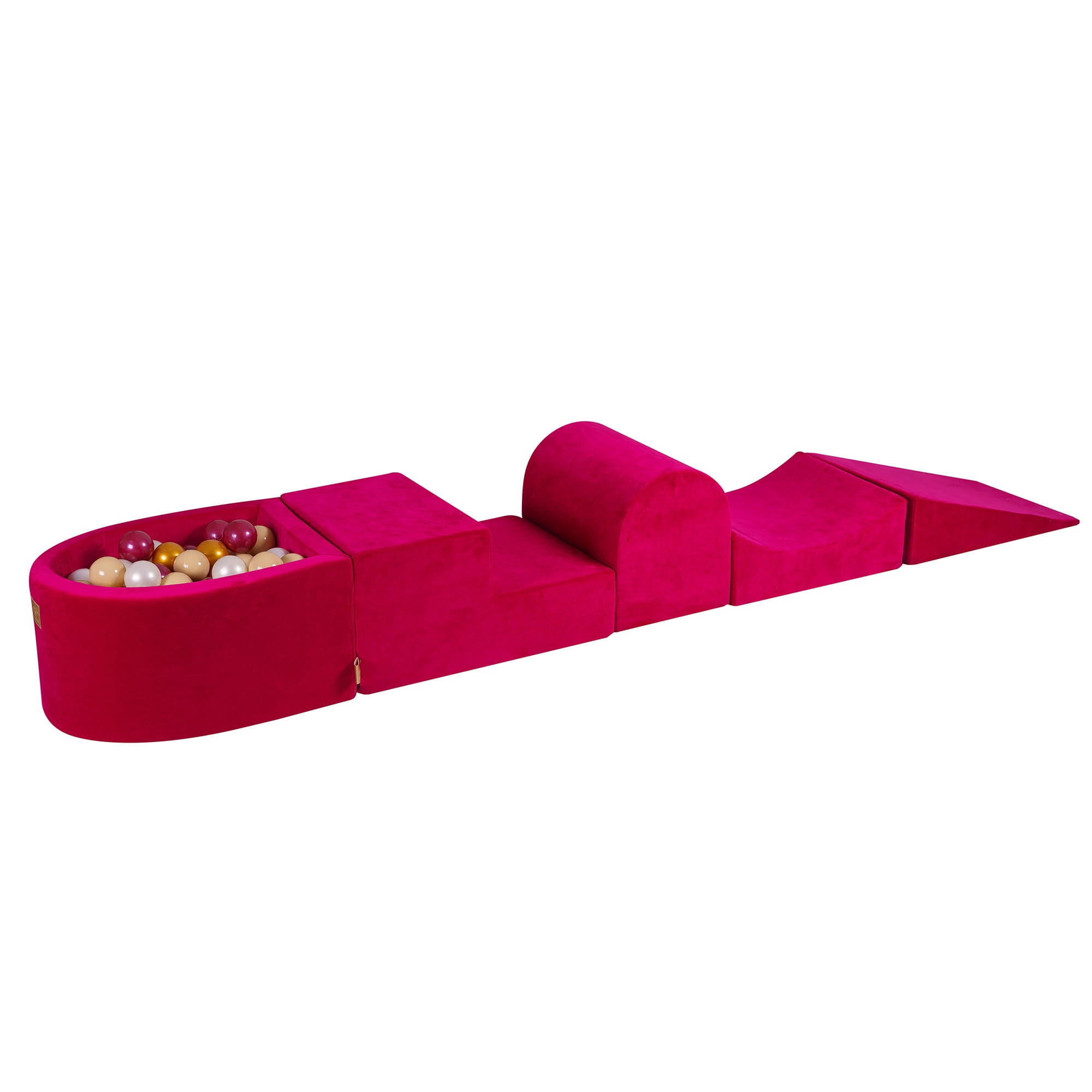 Velvet Kids Foam Climbing Blocks Magenta - Baby Soft Play Set