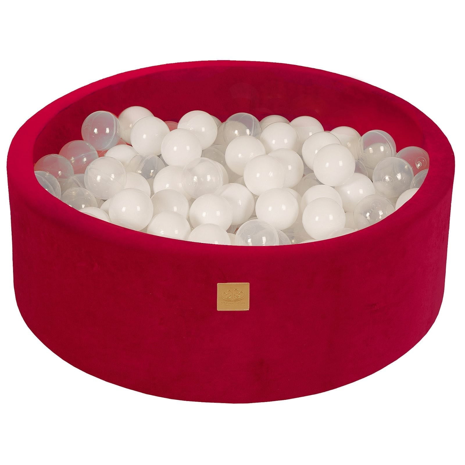Velvet Foam Baby Ball Pit Magenta