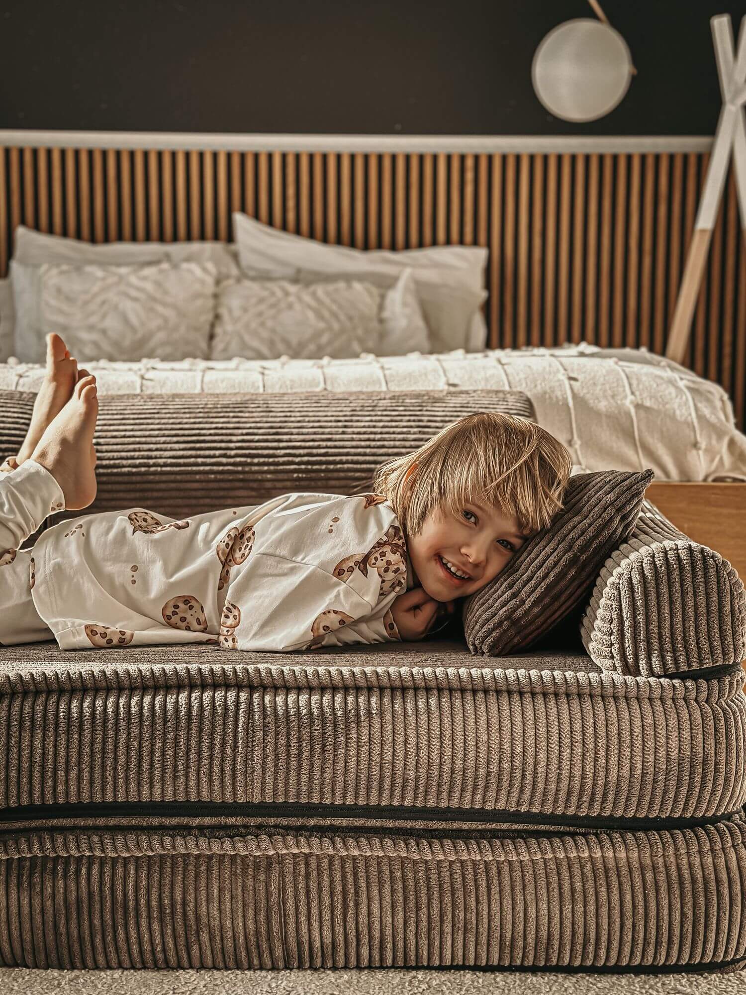 MeowBaby Aesthetic Kids Play Sofa Premium - Modular Play Couch | 12 Pieces
