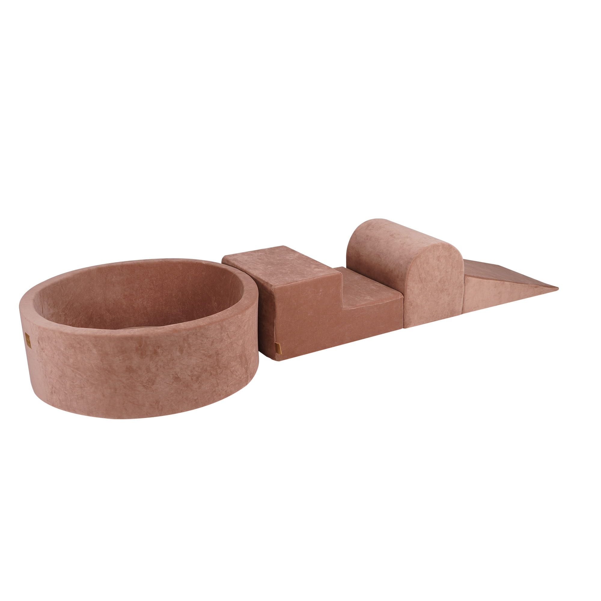 Velvet Kids Foam Climbing Blocks Beige - Baby Soft Play Set