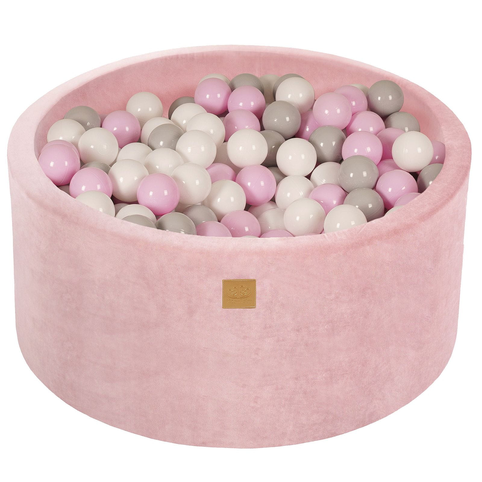 Velvet Foam Baby Ball Pit Powder Pink | Ball Pit for Kids
