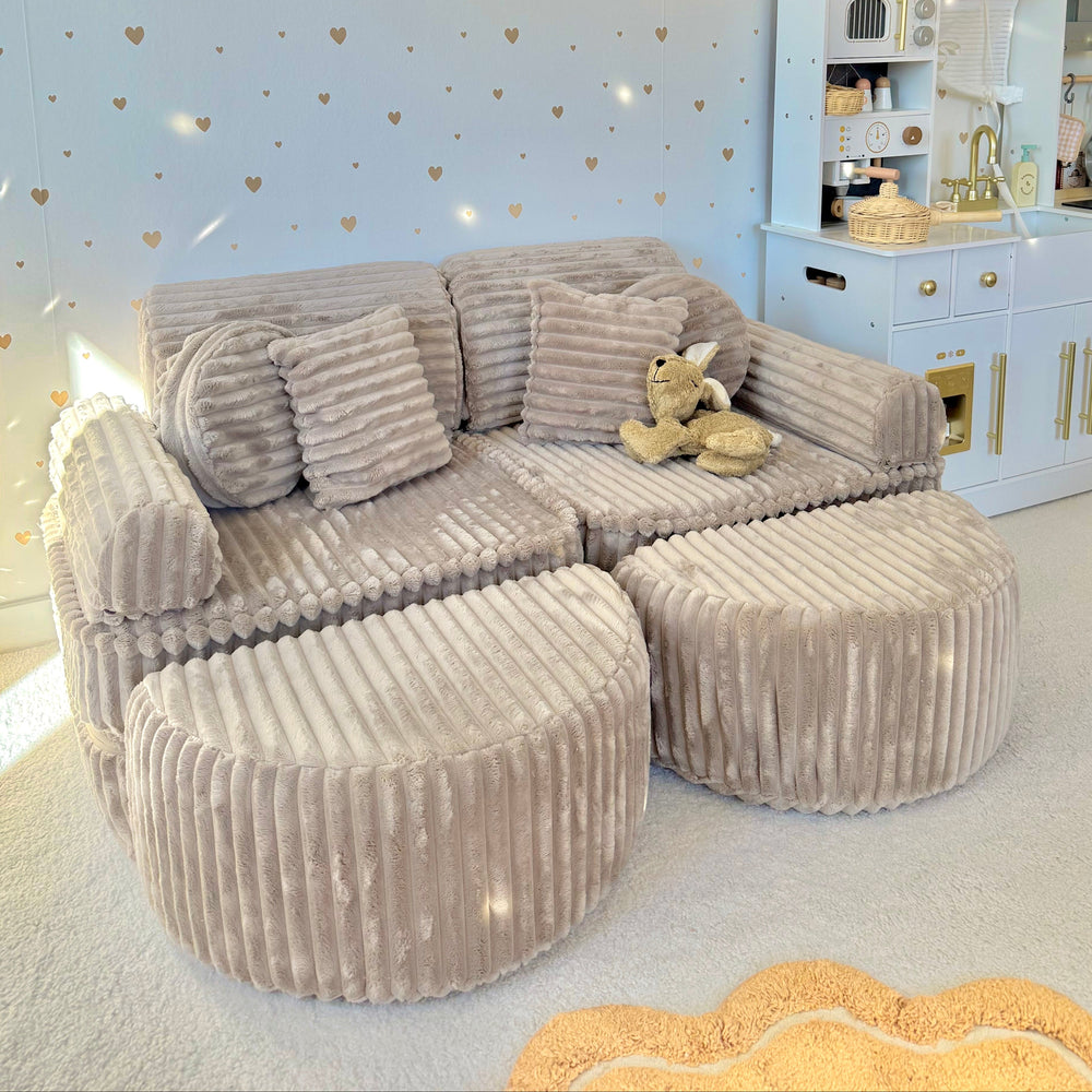 MeowBaby Churros Kids Play Sofa Max – Modular Play Sofa | 14 Elements