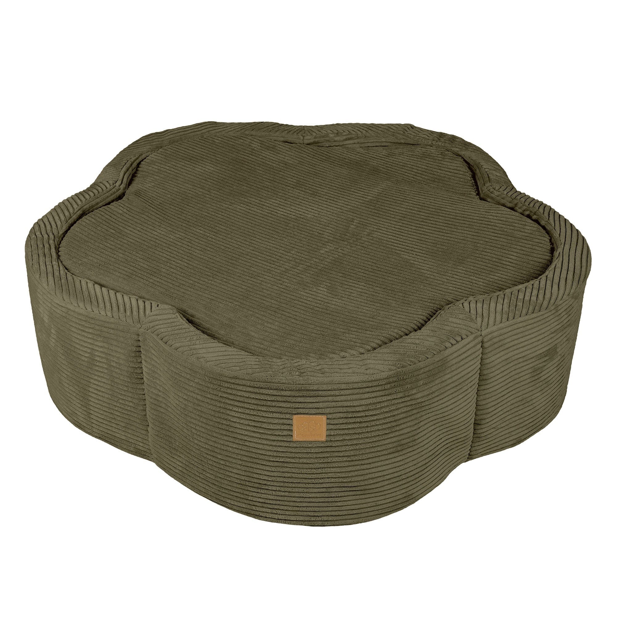 Meowbaby Aesthetic Khaki Flower – Ball Pit for Children | Optional Balls