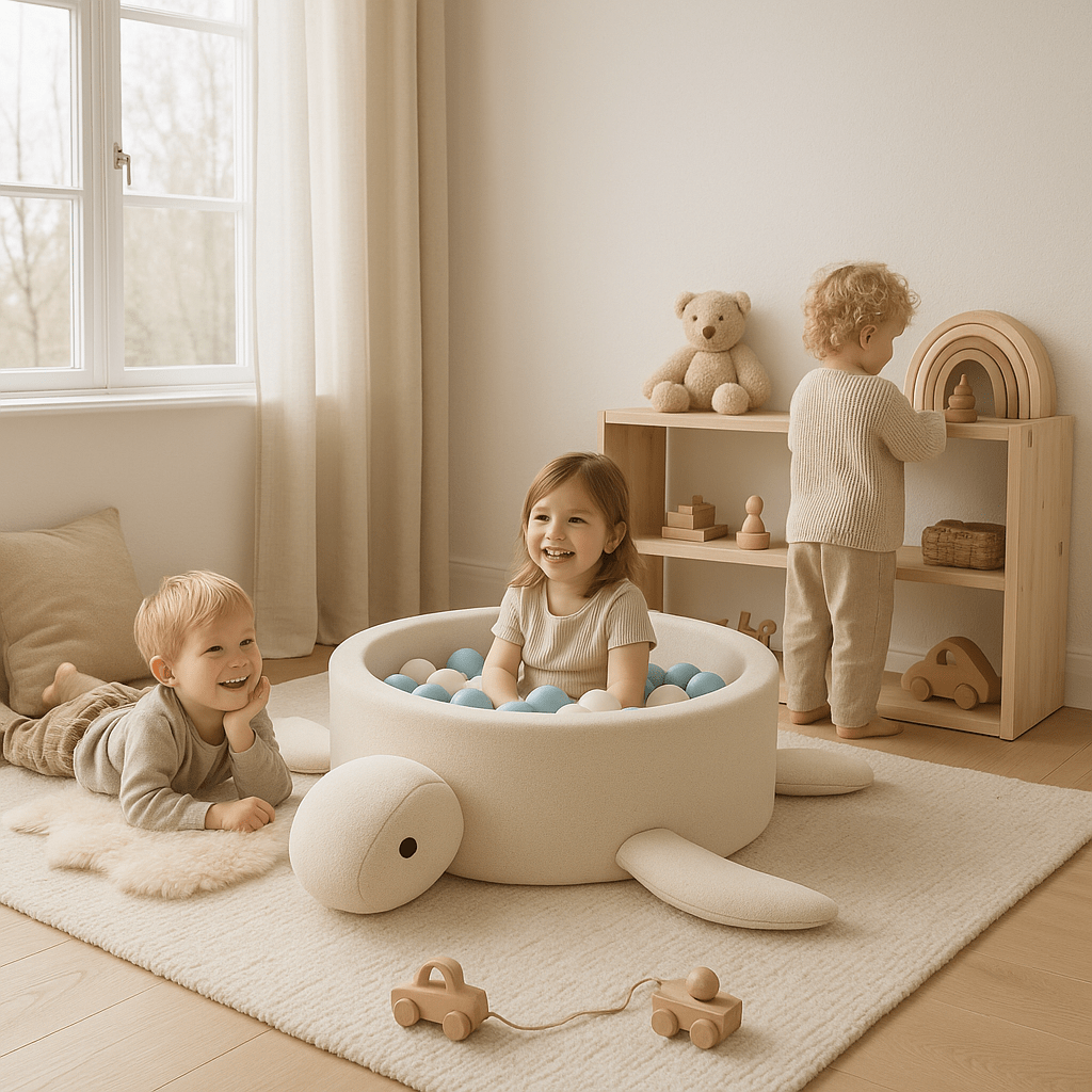Meowbaby Turtle Ball Pit for Children – Balls to Choose | Boucle