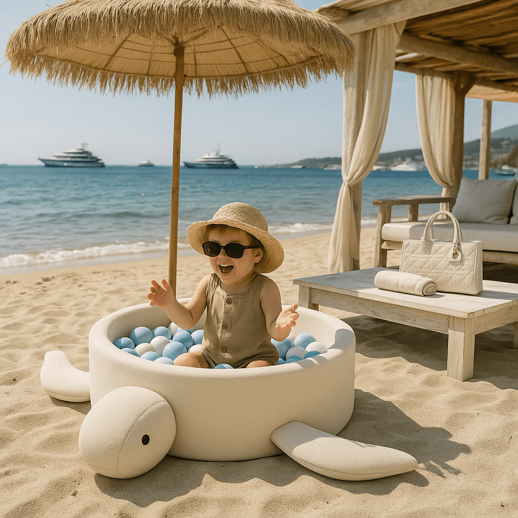Meowbaby Turtle Ball Pit for Children – Balls to Choose | Boucle