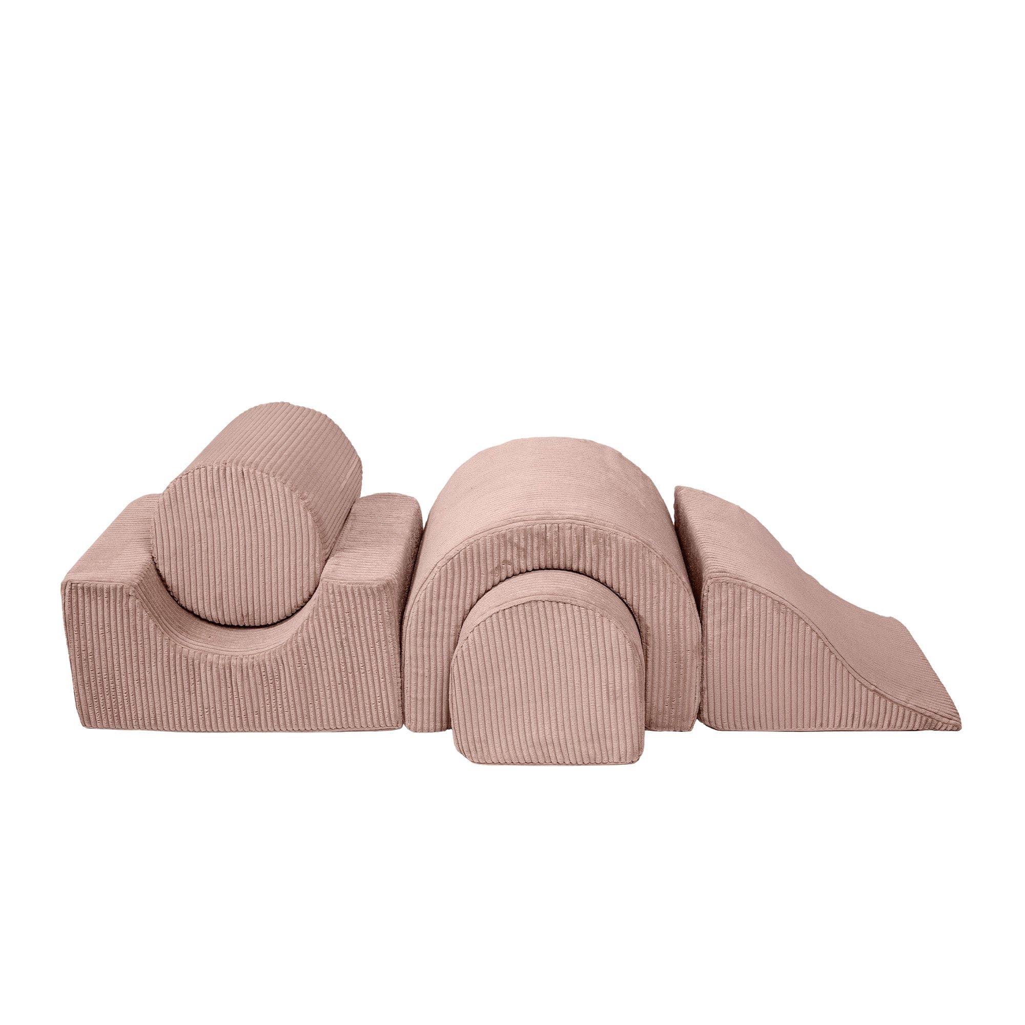 Foam Climbing Blocks | MeowBaby Aesthetic Kids Foam Climbing Blocks | Baby Soft Play Set | 5 Elements