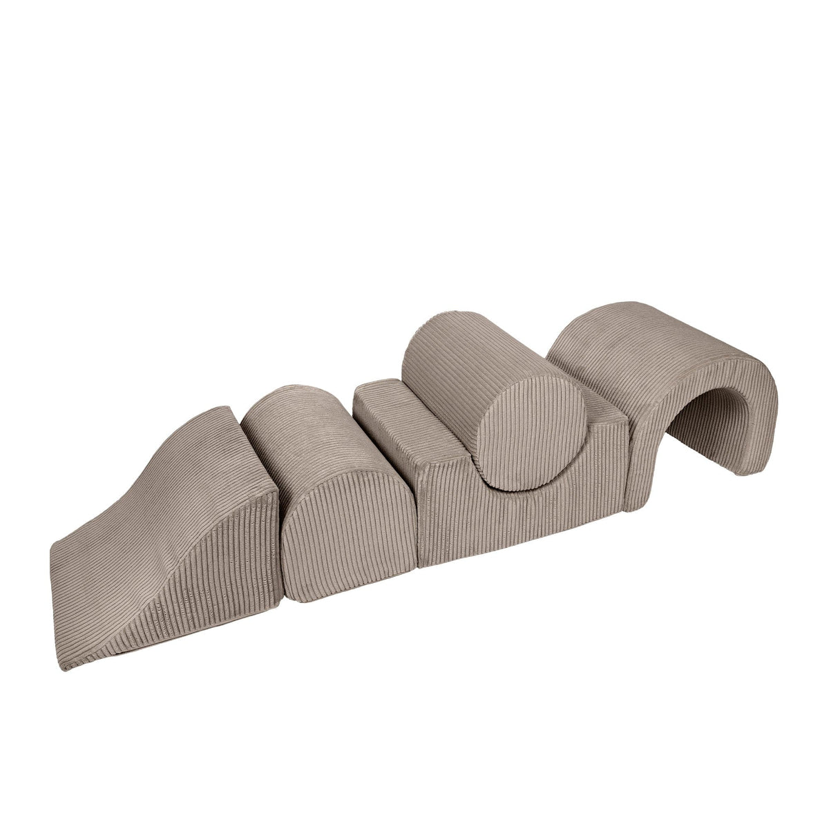 MeowBaby Aesthetic Kids Foam Climbing Blocks - Soft Play Set | 5 Elements