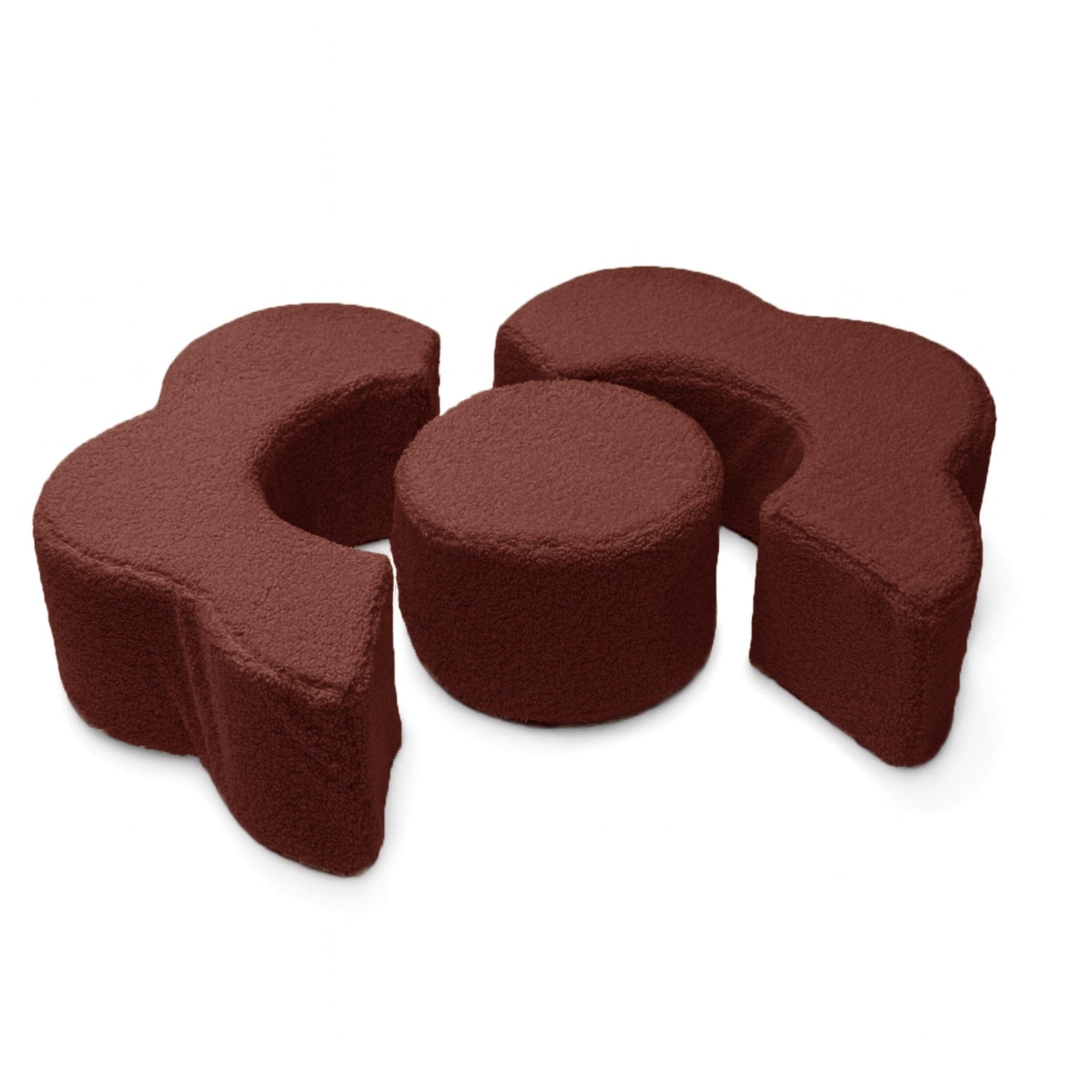 Meowbaby Foam Playground for Kids | Flower Shape Set | 3 Pieces | Bearly