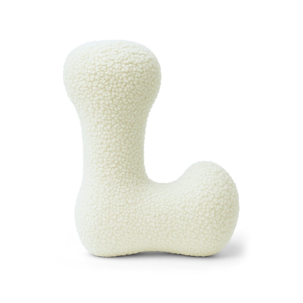 Alphabet Letter Pillow – Cream | Bearly