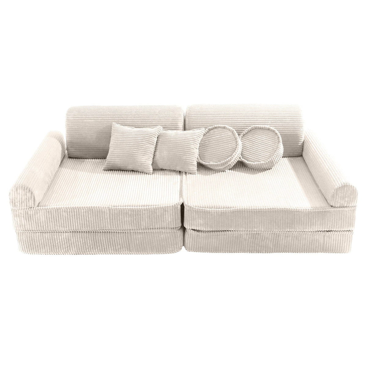 MeowBaby Aesthetic Kids Play Sofa Premium - Modular Play Couch | 12 Pieces