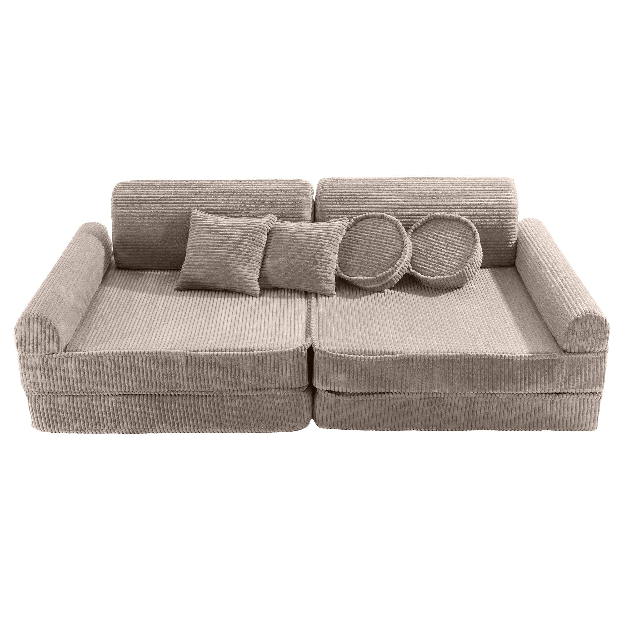 MeowBaby Aesthetic Kids Play Sofa Premium - Modular Play Couch | 12 Pieces