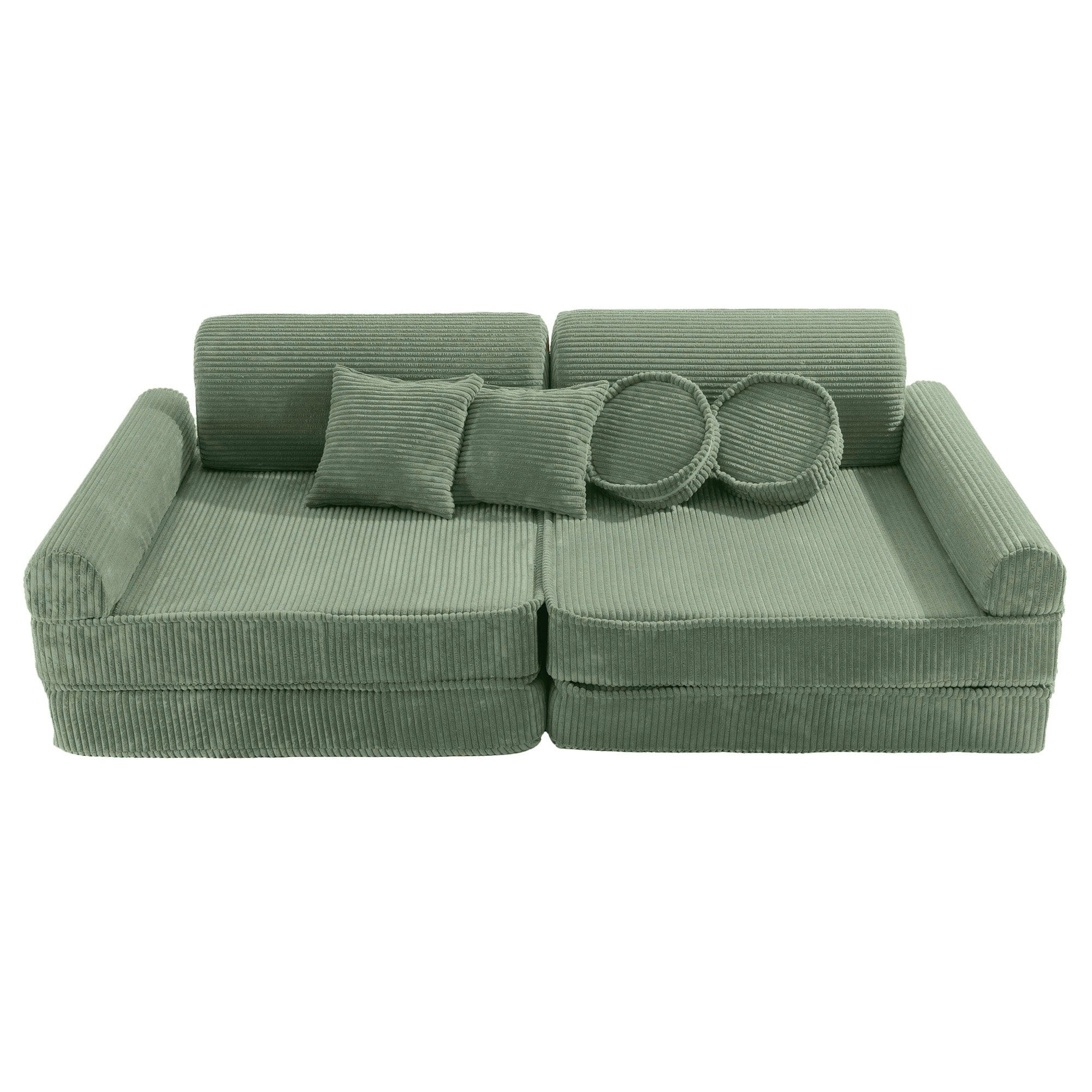 MeowBaby Aesthetic Kids Play Sofa Premium - Modular Play Couch | 12 Pieces